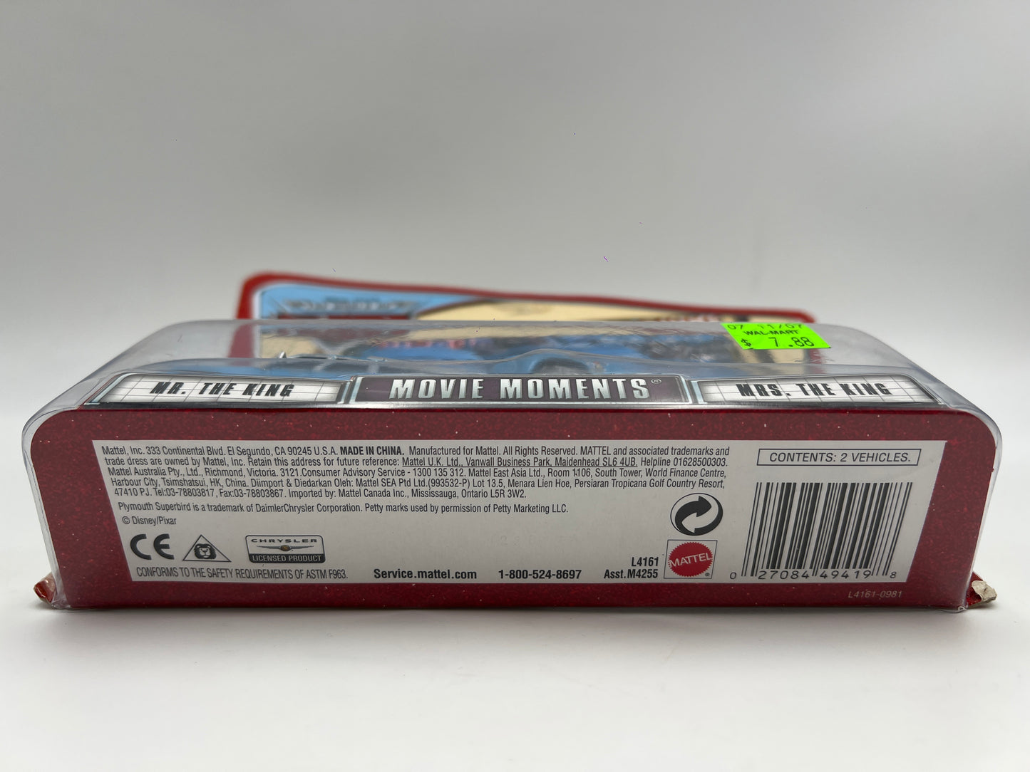Disney Pixar The World Of Cars 2 Pack Movie Moments Mr & Mrs The King
