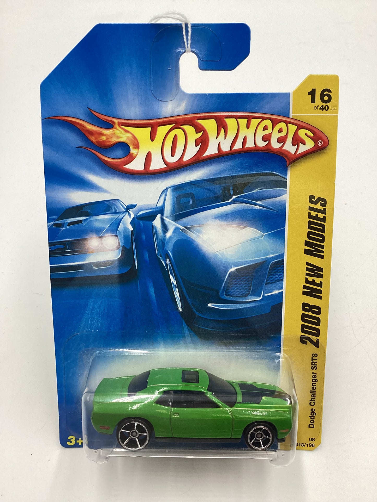 2008 Hot Wheels New Models #16 Dodge Challenger SRT8 Green 54G
