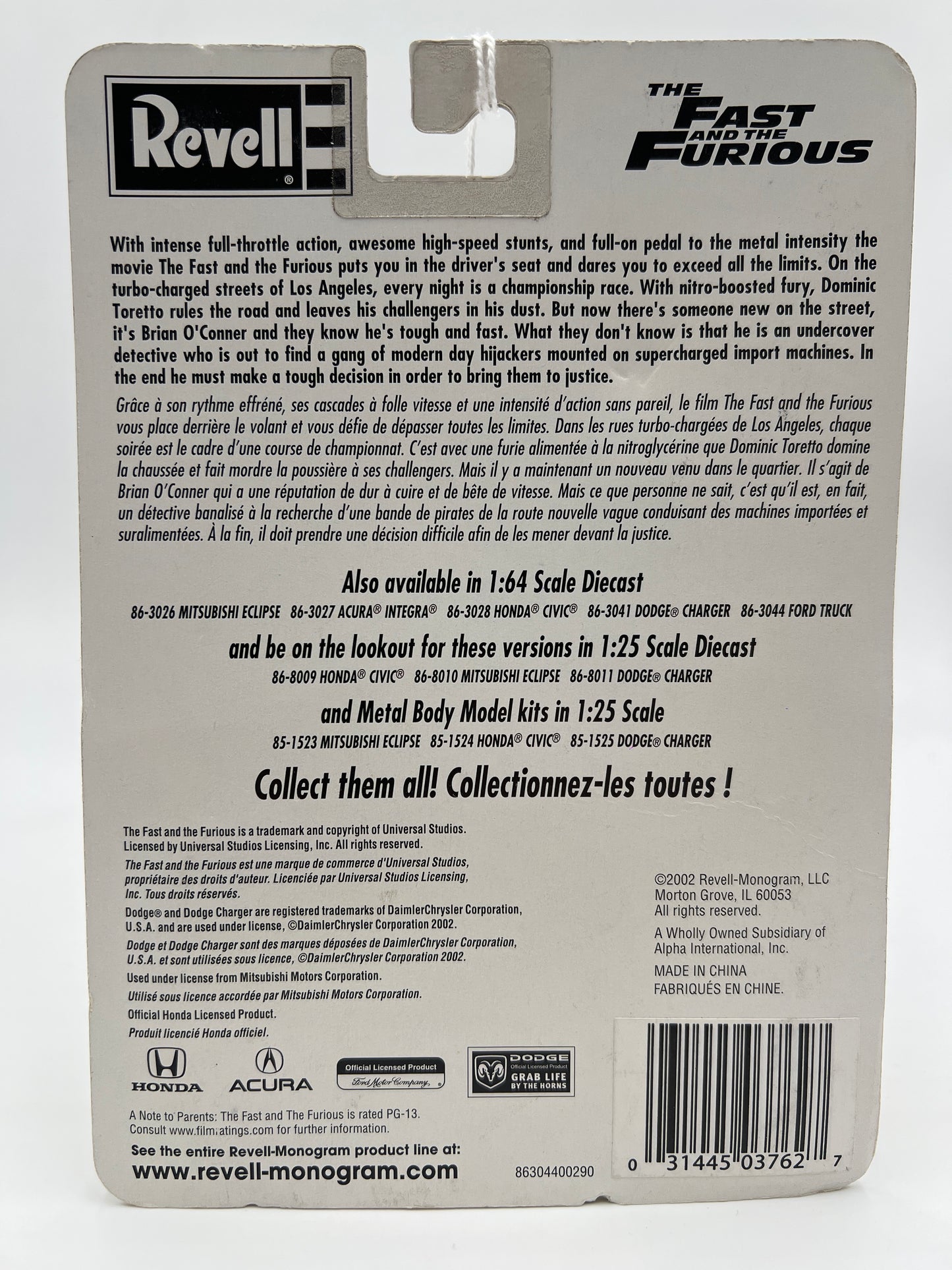 Revell The Fast And The Furious #118 Ford Truck The Racers Edge Red #3 Bad Card