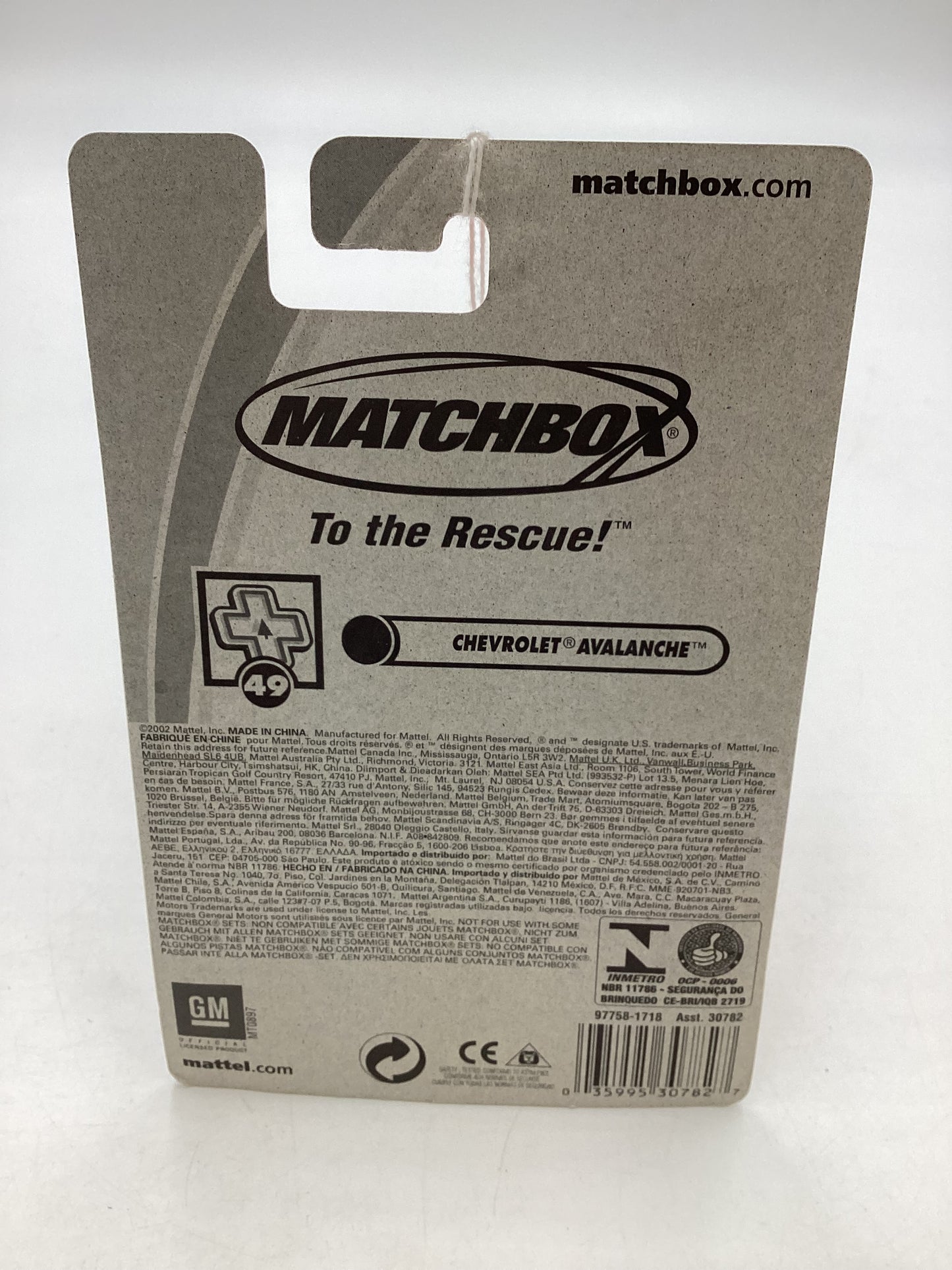 Matchbox #49 Chevy Avalanche Green 210C