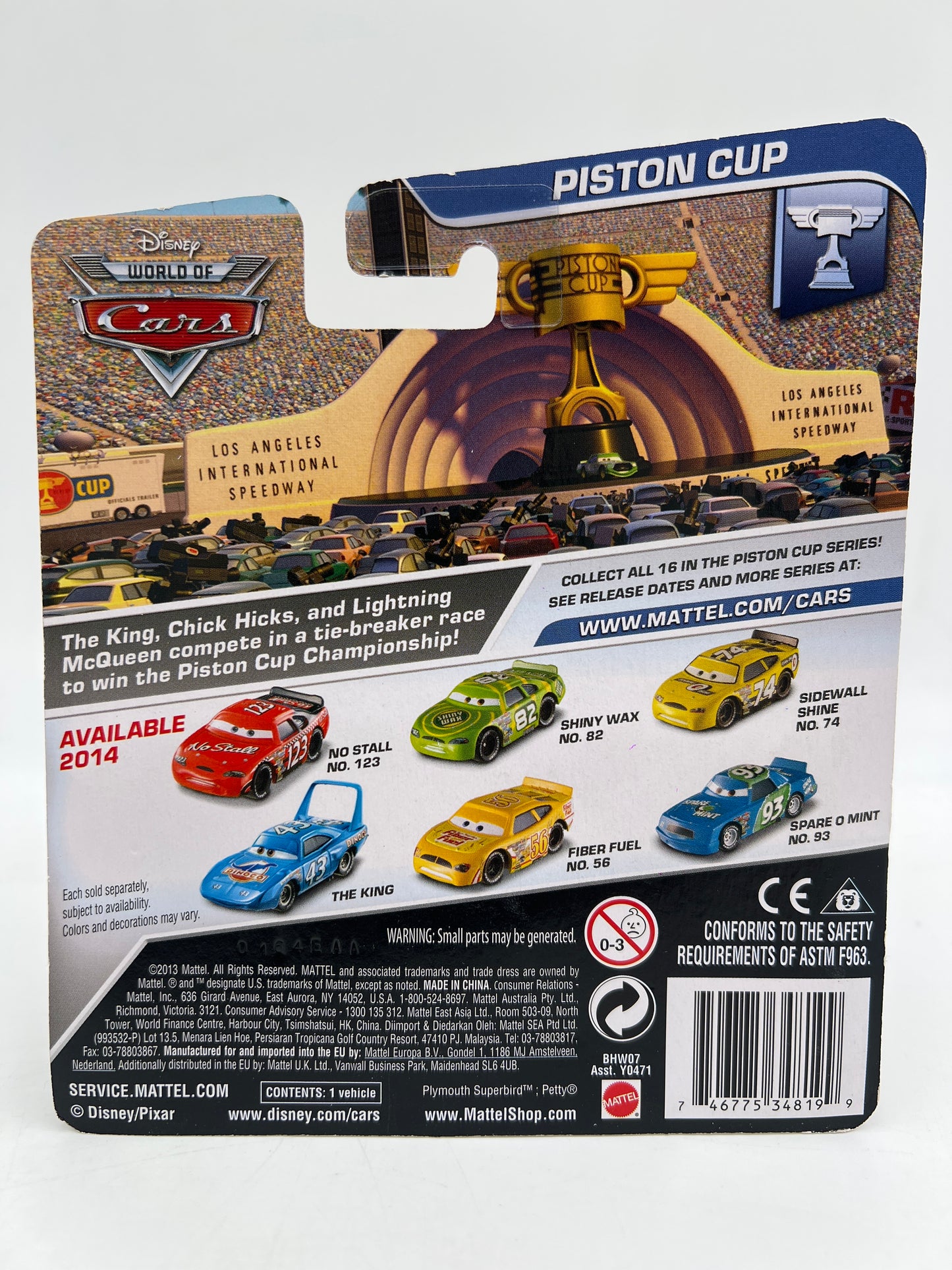 Disney Pixar World Of Cars #13 Fiber Fuel No 56 139B