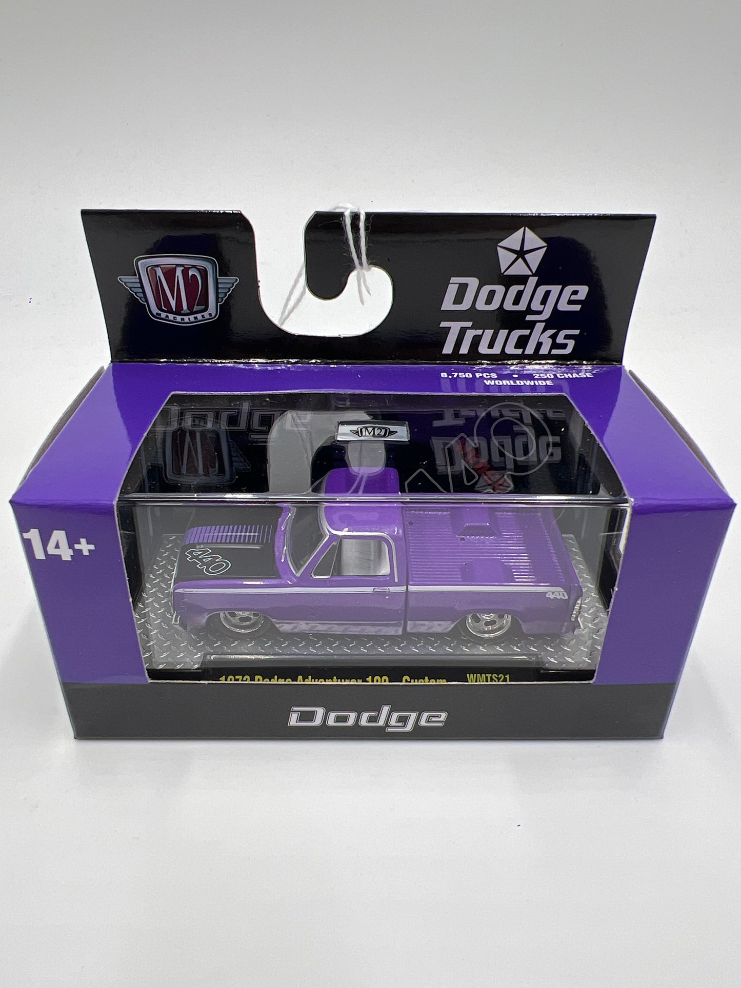 M2 Machines Walmart Exclusive 1972 Dodge Adventurer 100 Custom Purple WMTS21