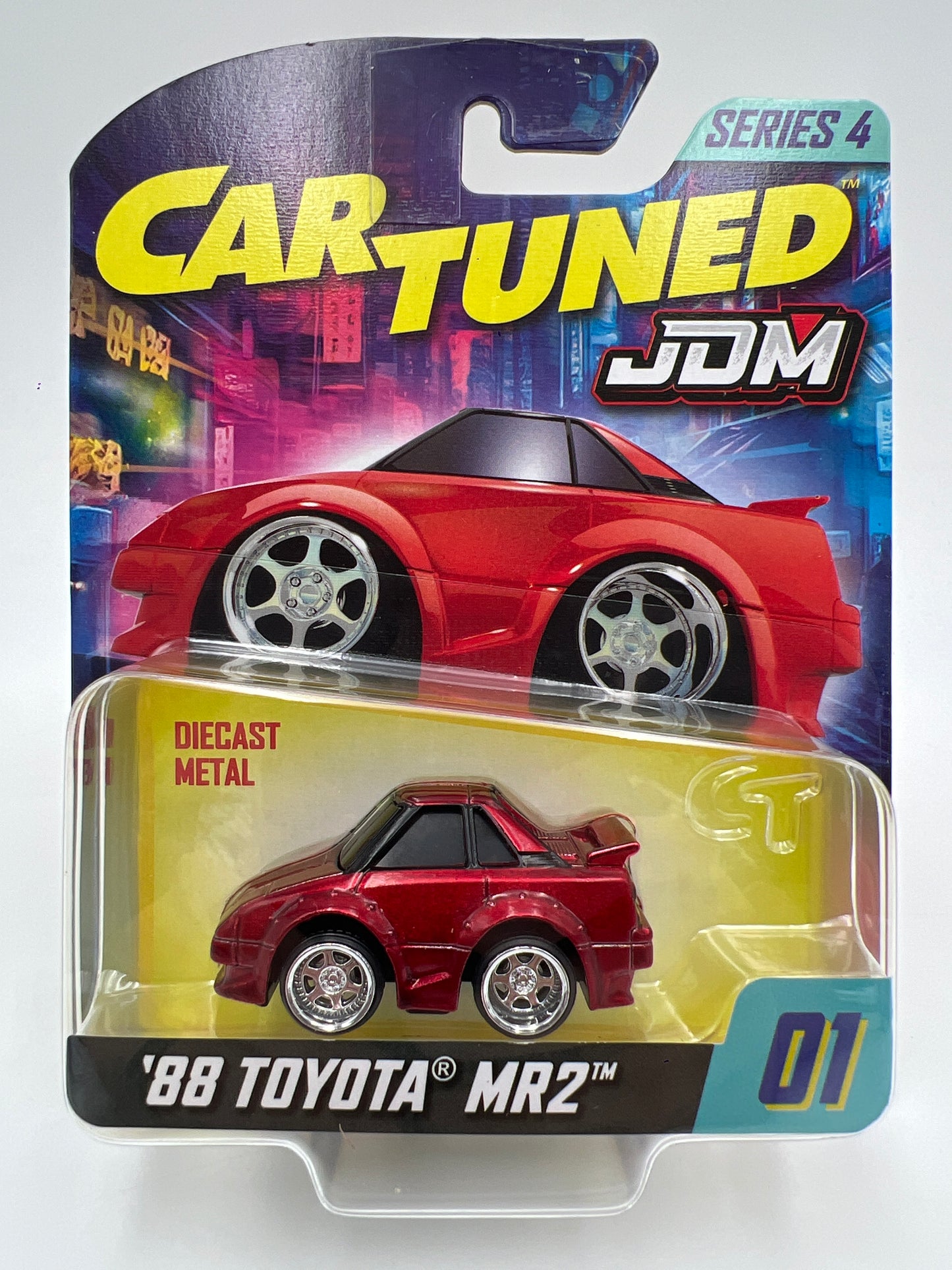 MGA Car Tuned JDM Series 4 #1 88 Toyota MR2 Red 185A