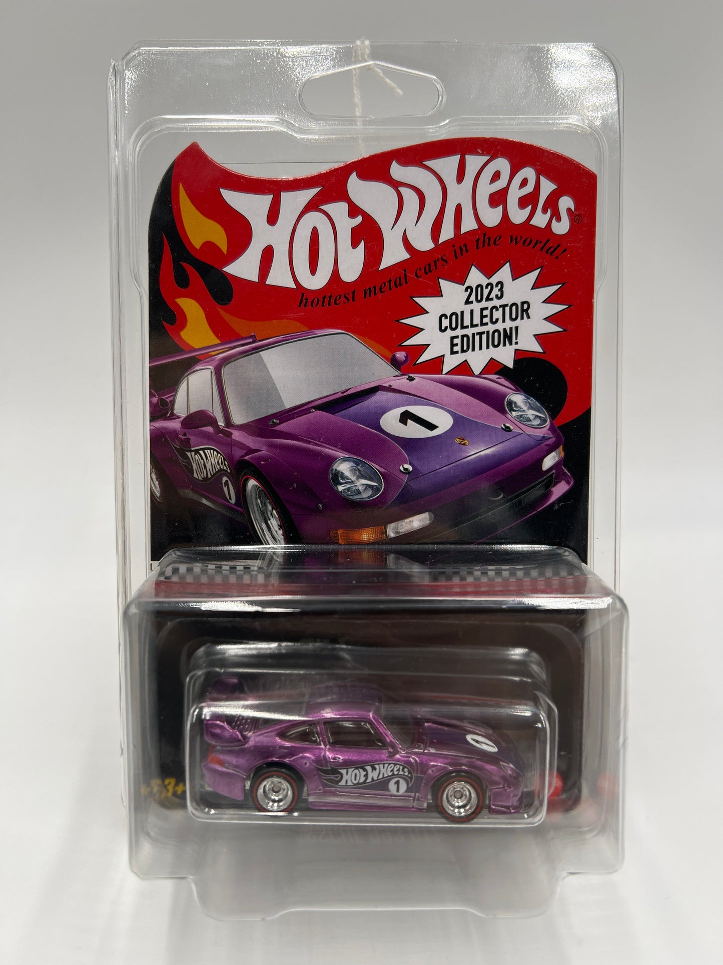 2023 Hot Wheels Dollar General Mail In #1 Porsche 993 GT2 Purple W/Protector
