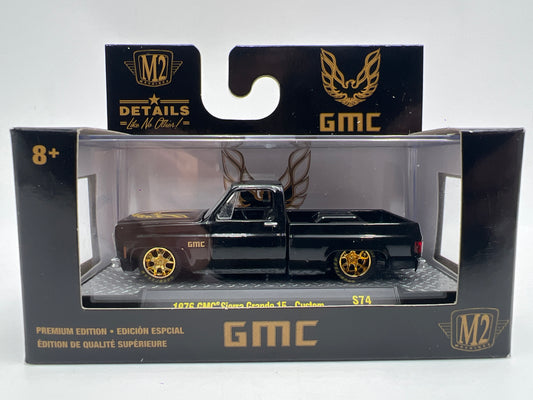 M2 Machines S74 1/3600 1976 GMC Sierra Grande 15 Custom Black
