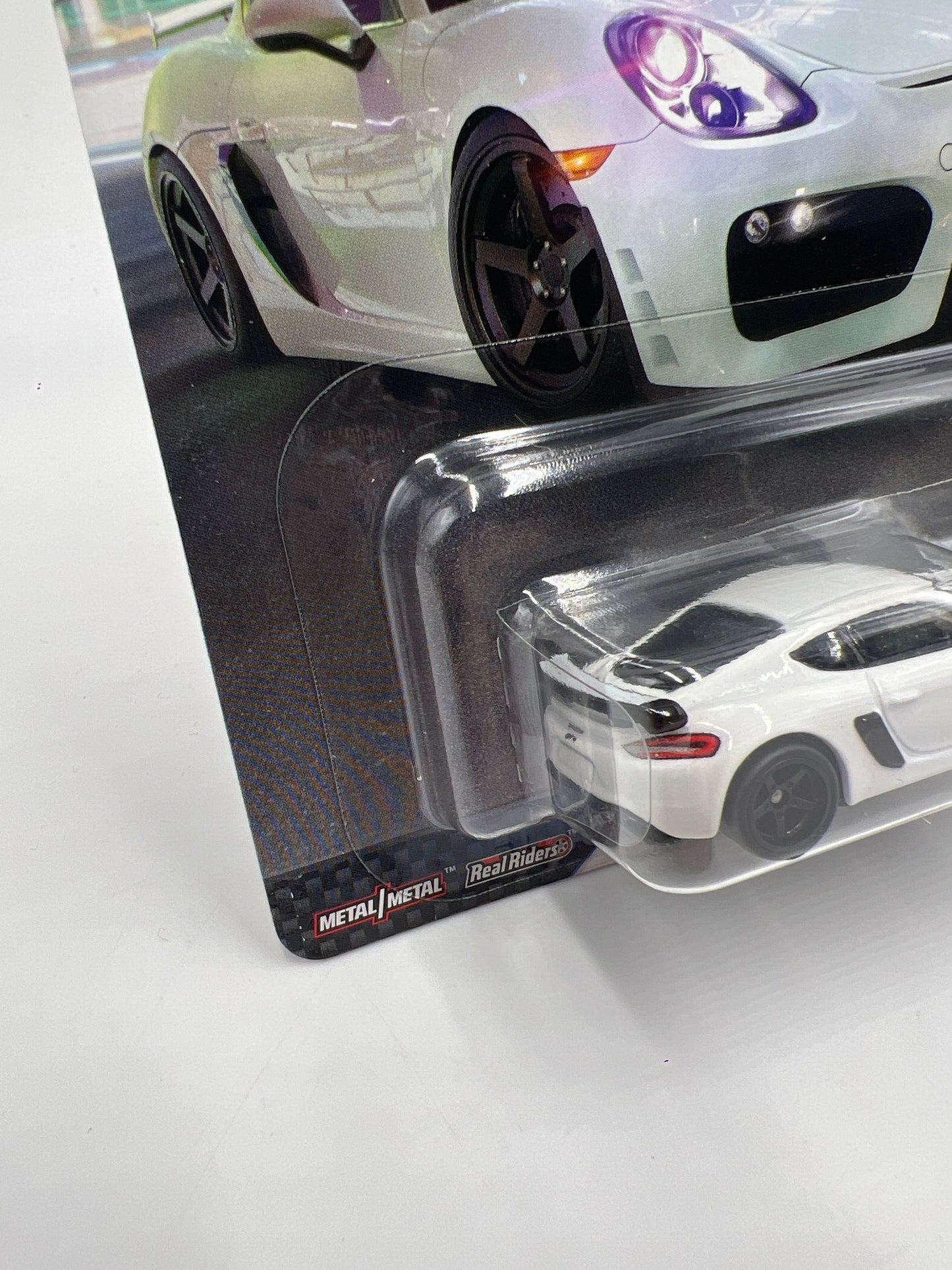 Hot Wheels Premium Fast & Furious #4 Porsche 718 Cayman GT4 White 249F