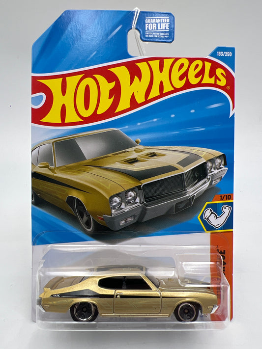 2026 Hot Wheels J Case #183 70 Buick GSX Gold