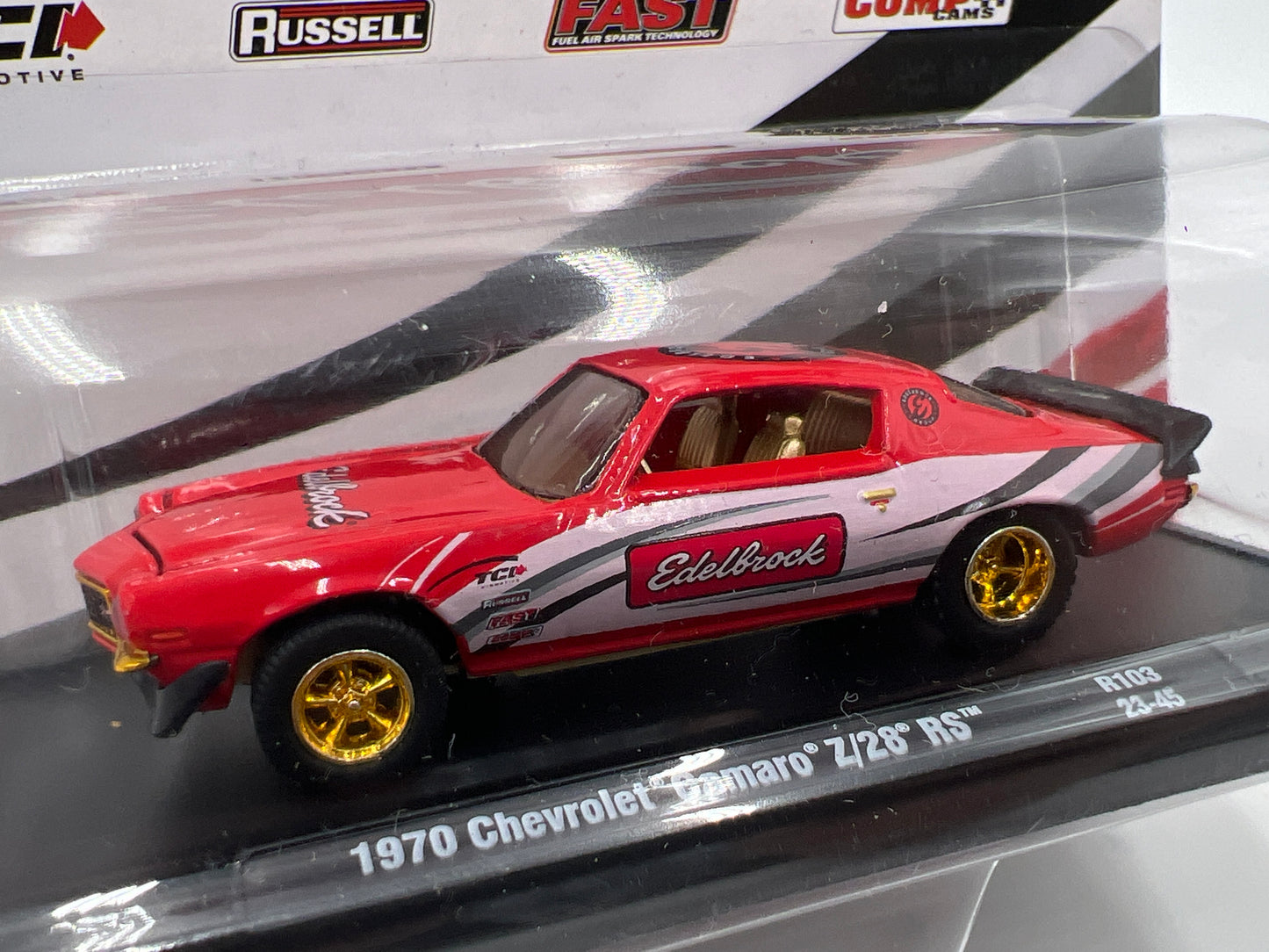M2 Machines Auto-Drivers CHASE Edelbrock 1970 Chevrolet Camaro Z/28 RS Red R103