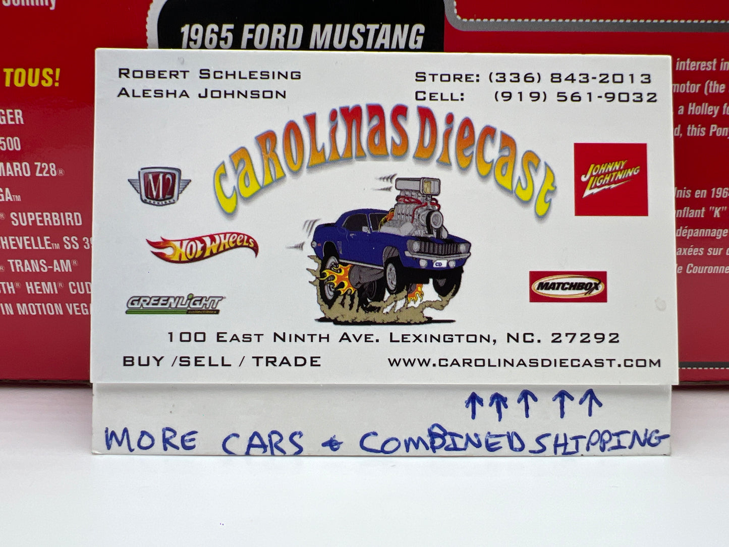 Johnny Lightning 1:24 Scale White Lightning Chase Muscle Cars 1965 Ford Mustang Black VHTF