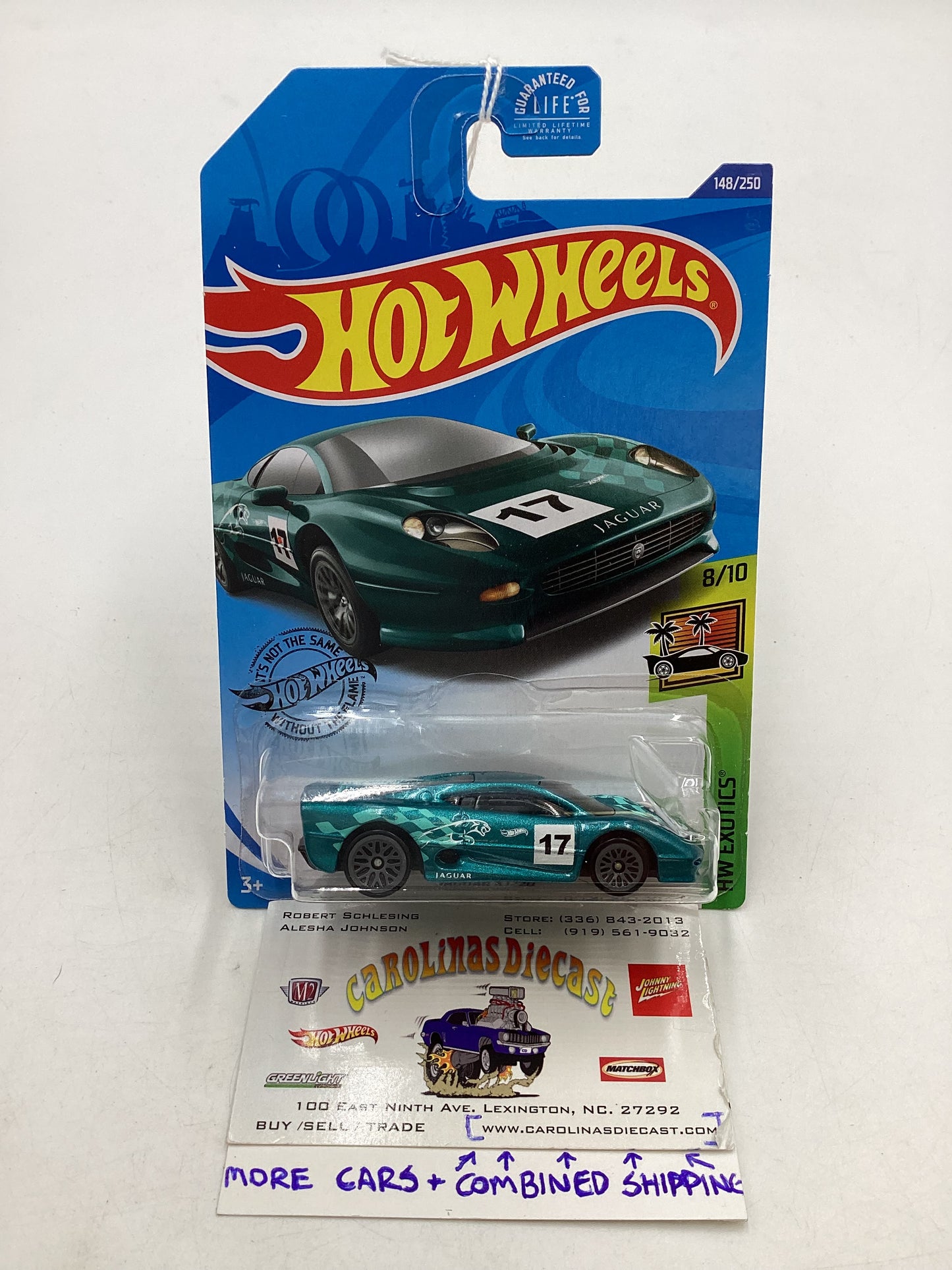 2020 Hot Wheels #148 Teal Jaguar XJ220 65B