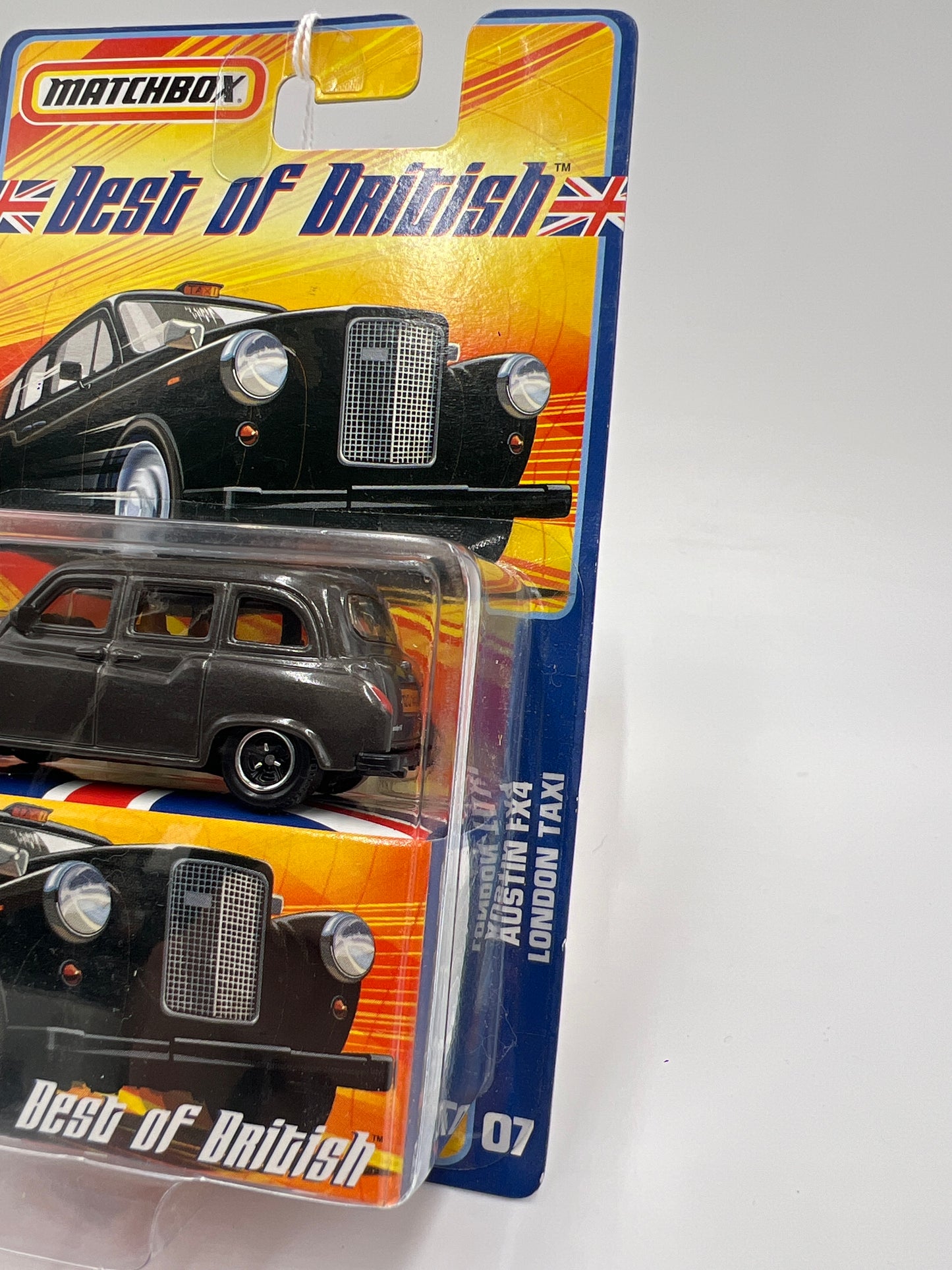 Matchbox Best Of British #7 Austin FX4 London Taxi Dark Gray 168H
