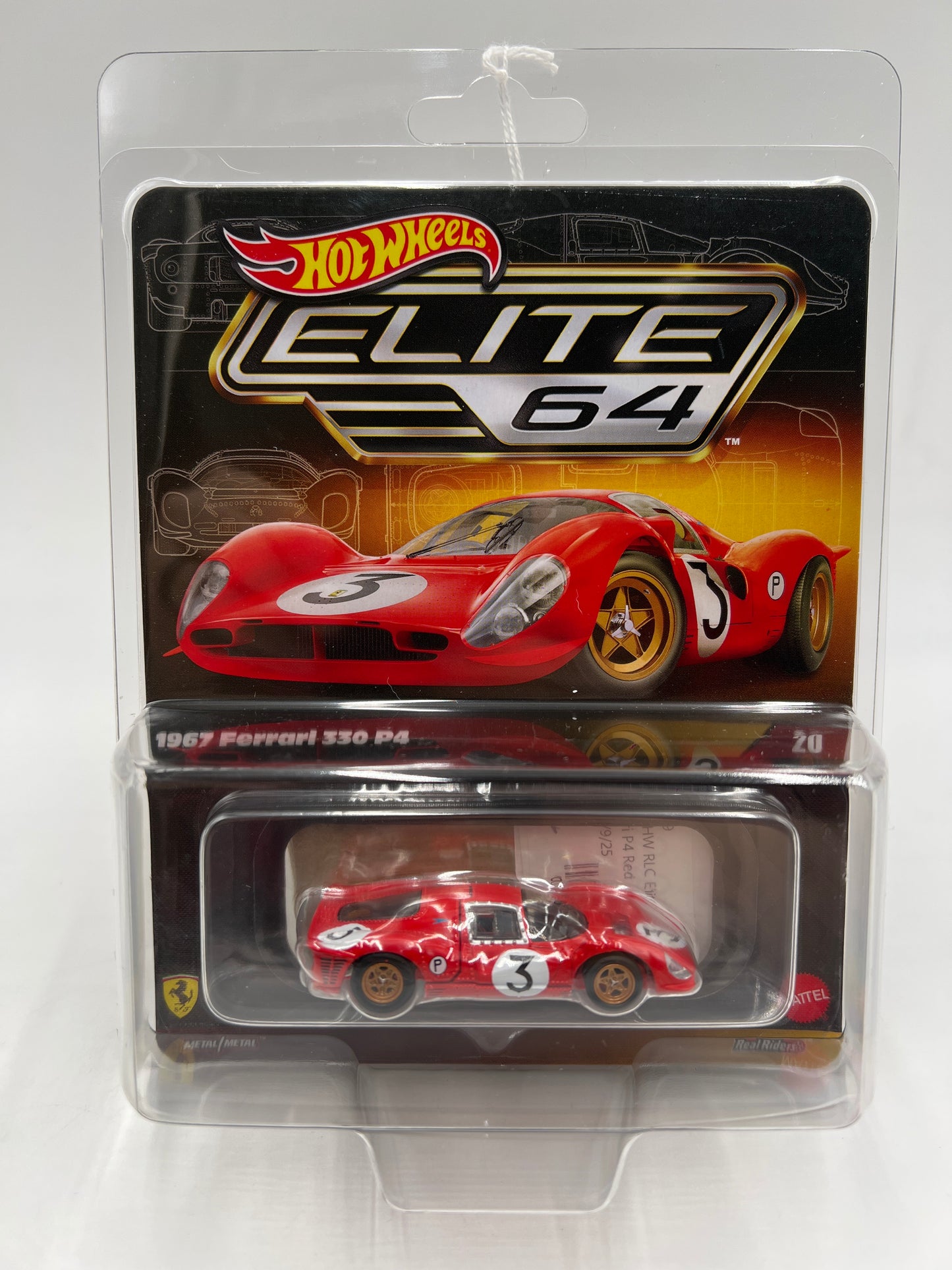 2025 Hot Wheels RLC Elite 64 #20 Ferrari 330 P4 Red W/Protector