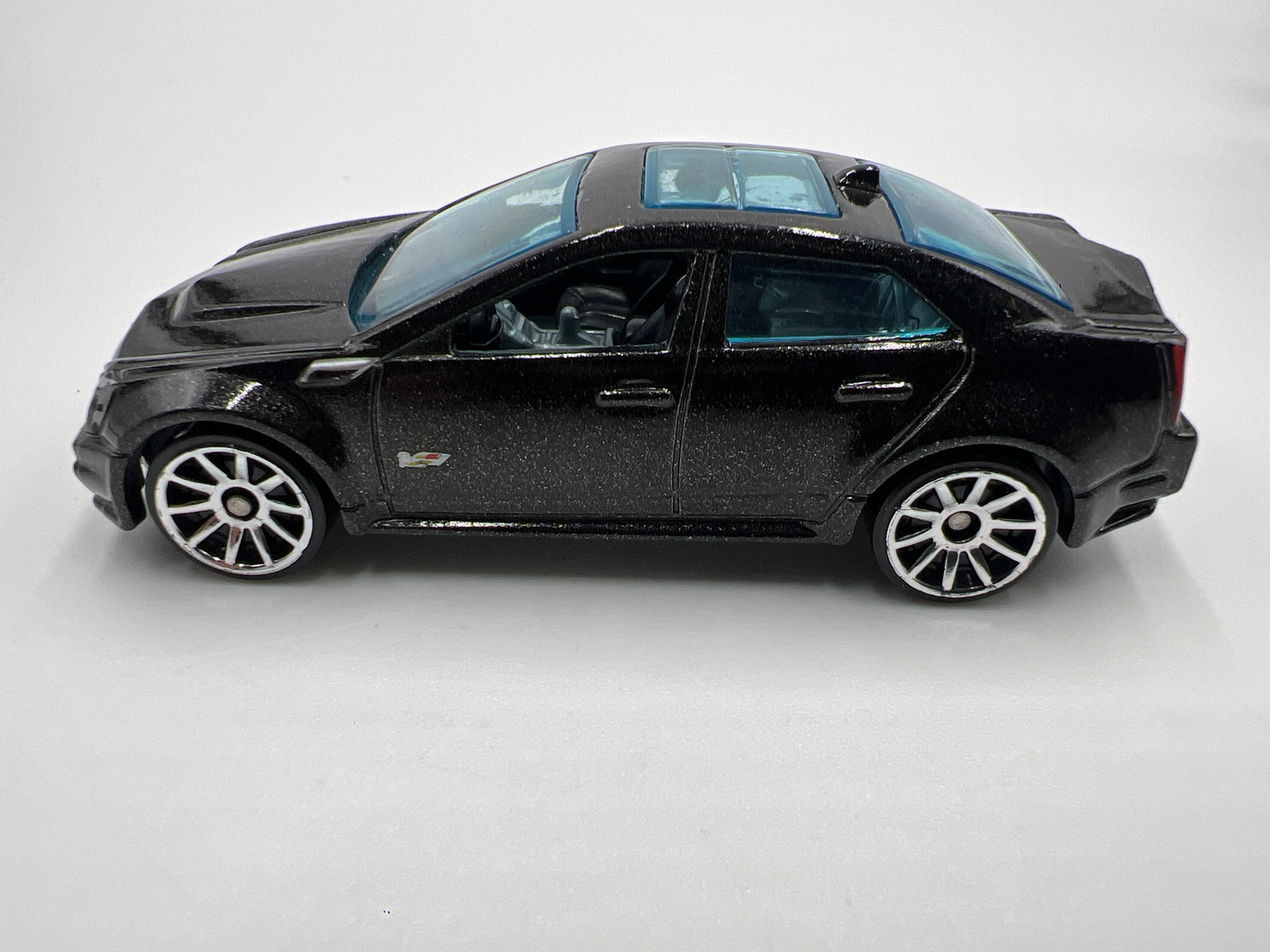 2010 Hot Wheels New Models 09 Cadillac CTS-V Black Loose