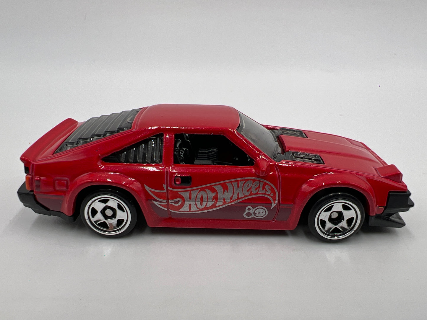 2025 Hot Wheels Silver Series Mattel 80th Anniversary Box Set 82 Toyota Supra Red Loose