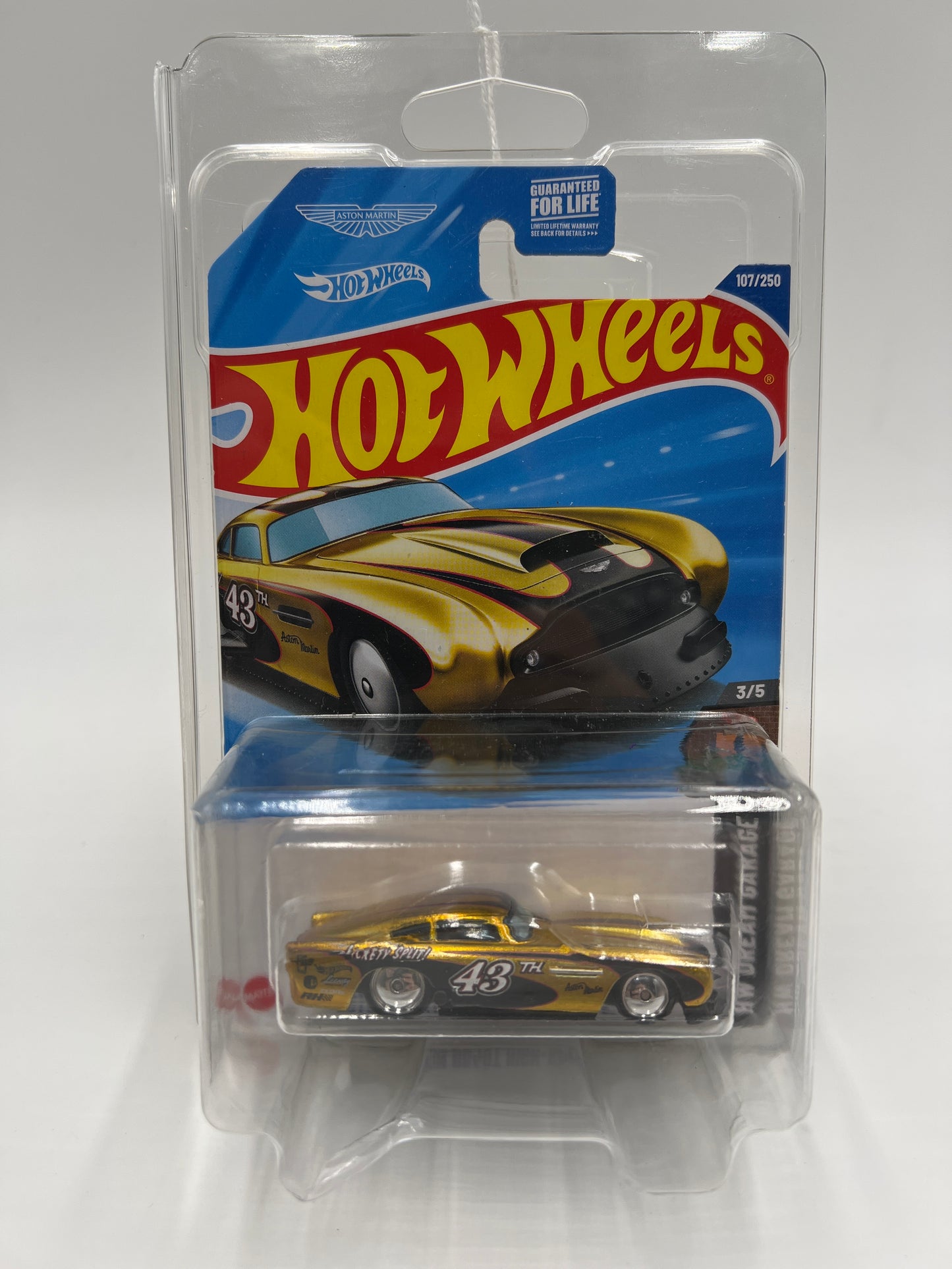 2025 Hot Wheels E Case Super Treasure Hunt #107 Aston Martin DB4GT High-Speed Edition Gold W/Protector