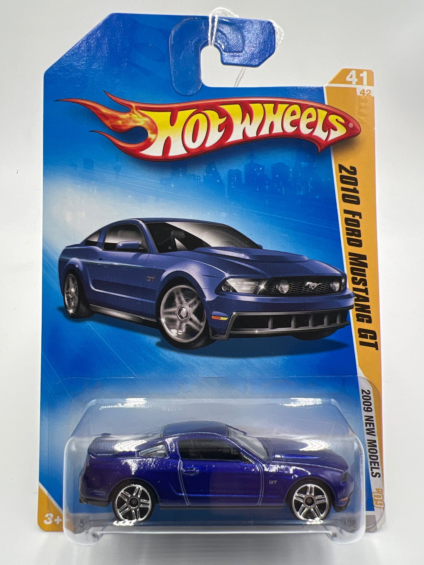 2009 Hot Wheels New Models #41 2010 Ford Mustang GT Blue 24C