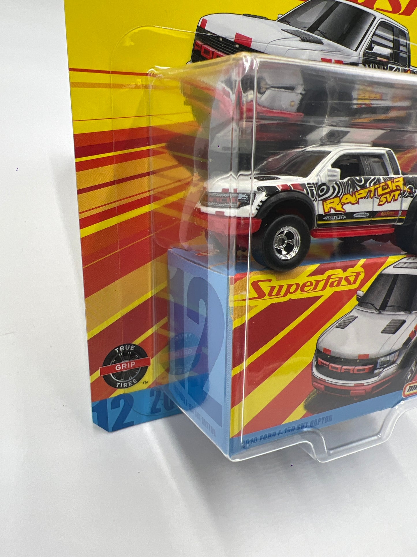 Matchbox Superfast #12 2010 Ford F-150 Raptor White 169i