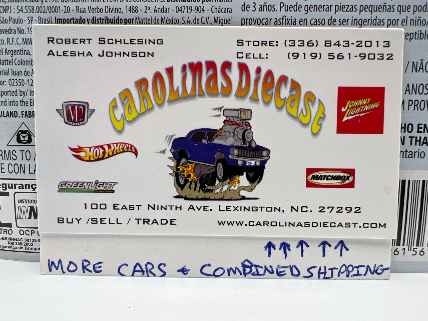 Disney Pixar Cars Scavenger Hunt Chase Metallic Ryan Shields #39 Blue 137C