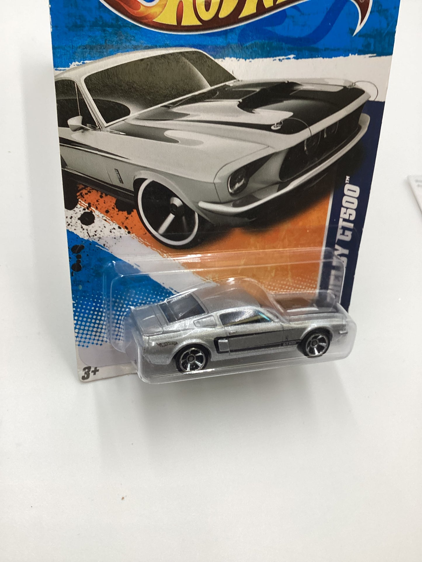 2011 Hot Wheels #101 67 Shelby GT 500 Silver 28C