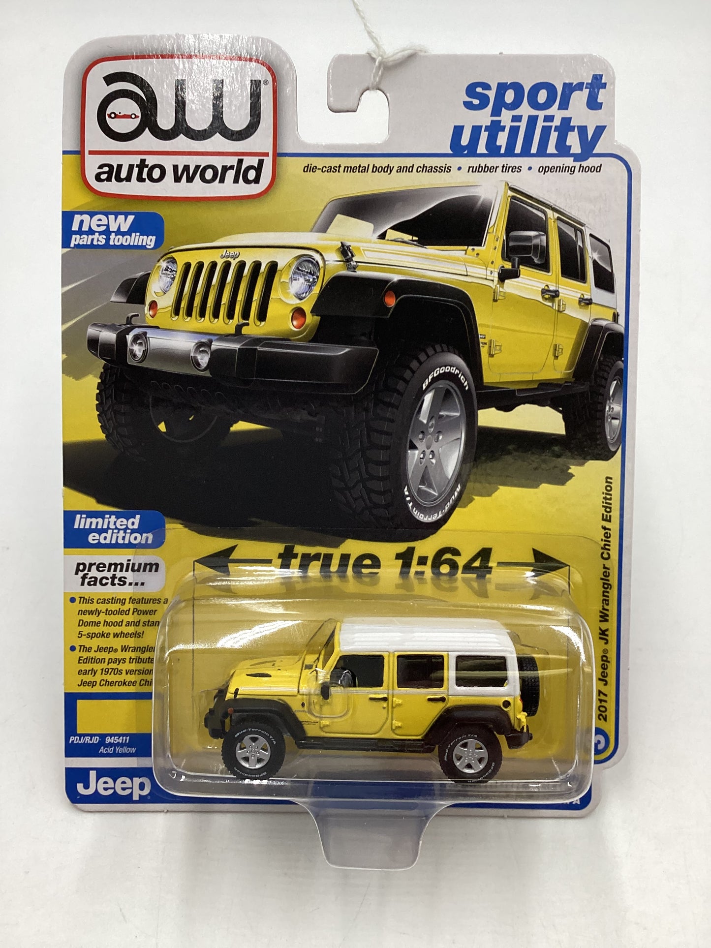 Auto World Sport Utility 2017 Jeep JK Wrangler Chief Edition 182E