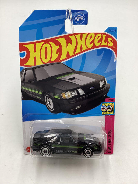2023 Hot wheels The 80s #25 84 Mustang SVO Black 19E