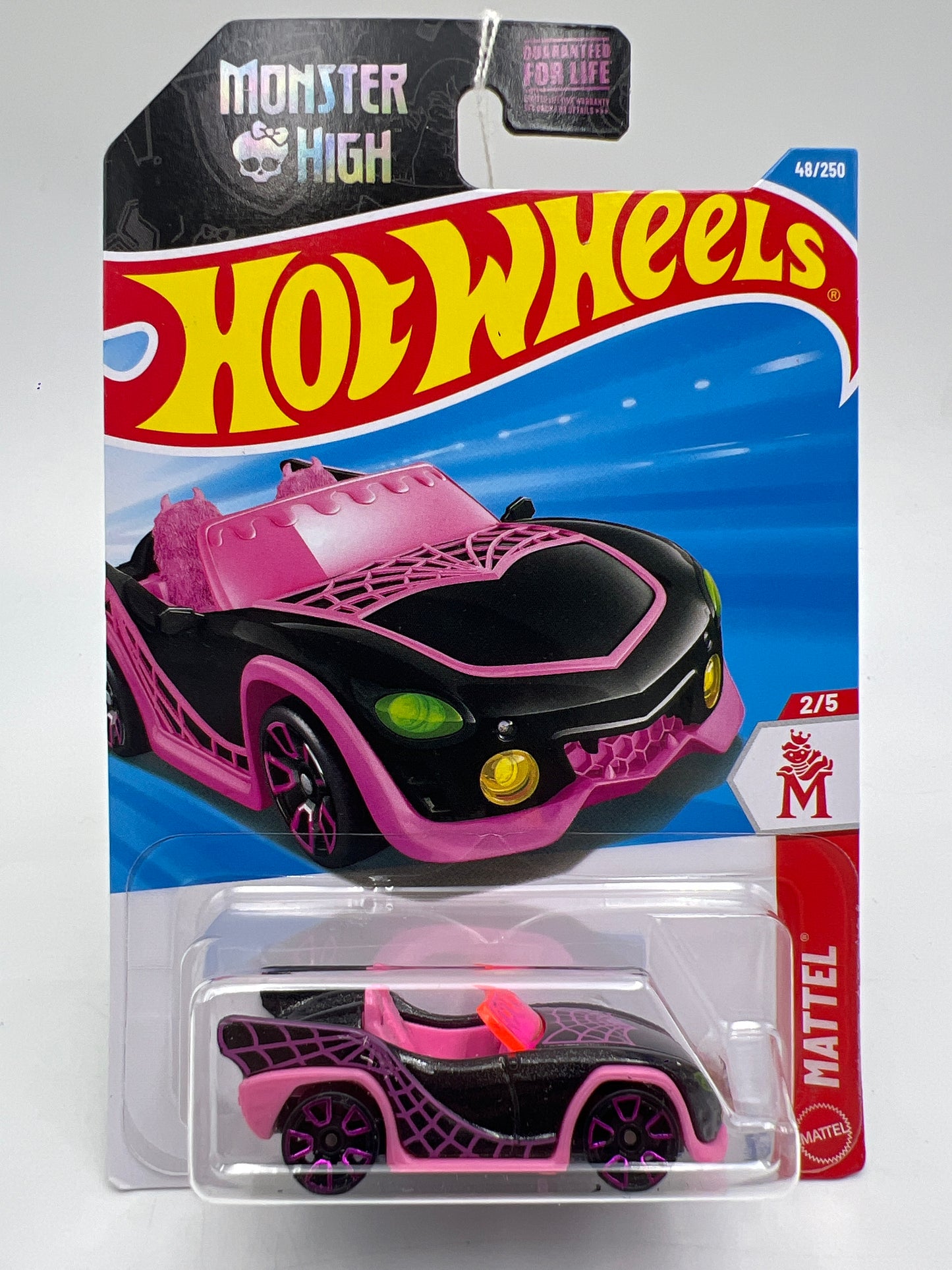 2026 Hot Wheels J Case #48 Monster High Ghoul Mobile Black/Pink