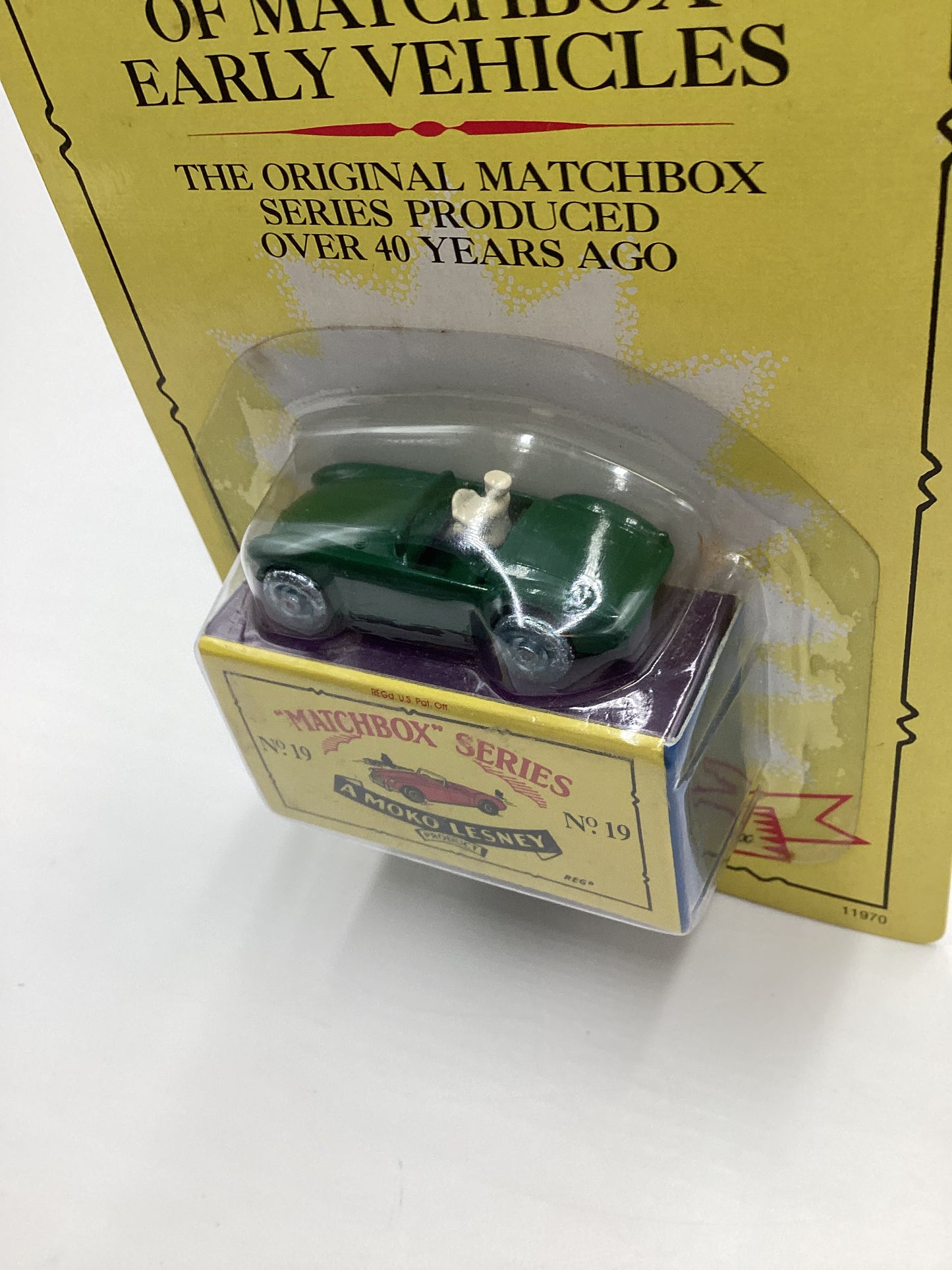 1992 Matchbox Originals No. 19 1956 MG TD Green (SR)