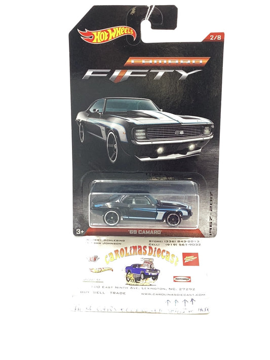 Hot Wheels 2/8 Camaro Fifty Series 69 Camaro 155B