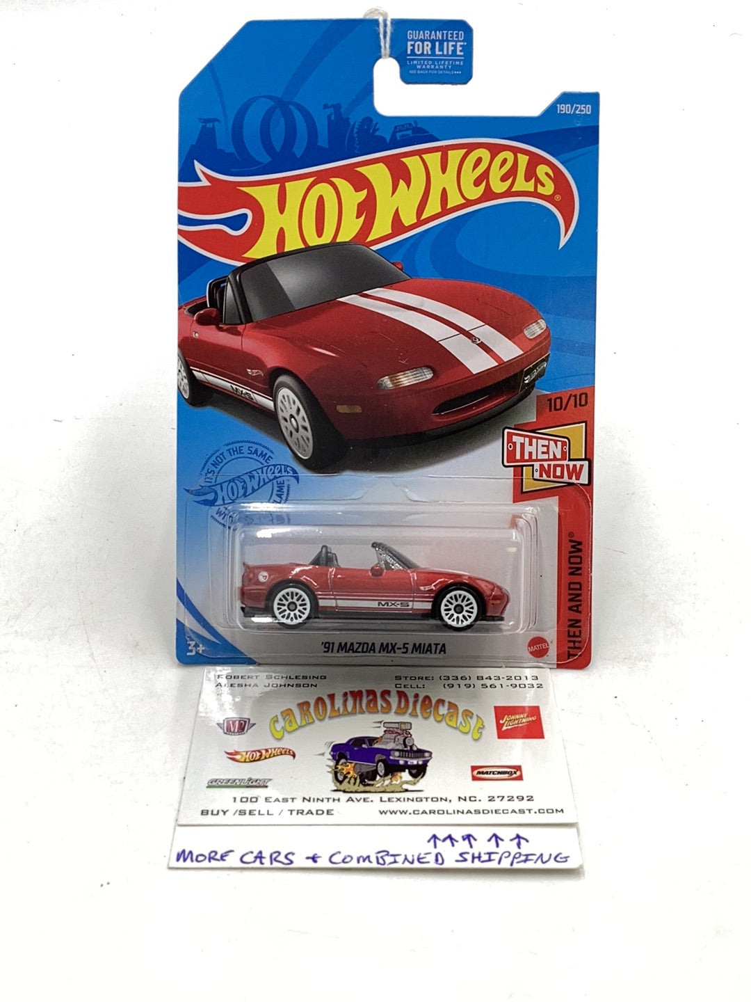 2021 Hot wheels #190 91 Mazda MX 5 Miata treasure hunt 276A