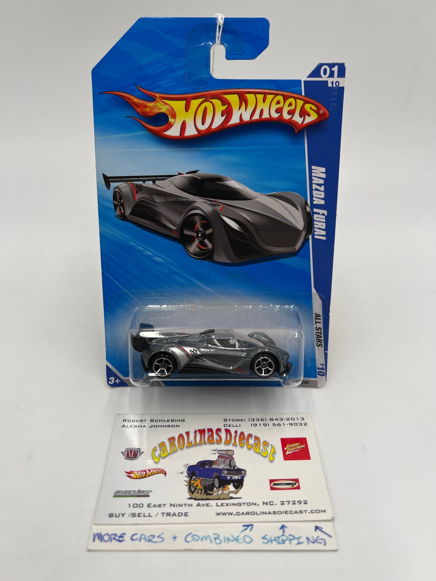 2010 Hot Wheels All Stars #119 Mazda Furai Gray SR