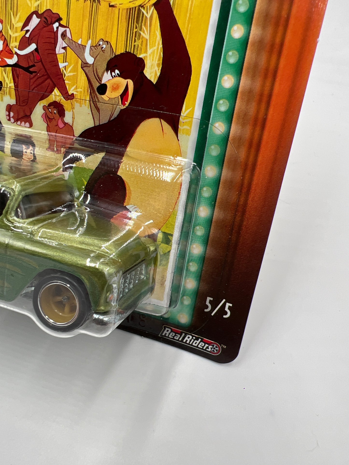 Hot Wheels Premium Disney Classics Jungle Book #5 55 Chevy Panel Green 269G