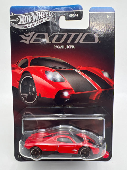 2026 Hot Wheels Silver Series Exotics #1 Pagani Utopia Red 152C