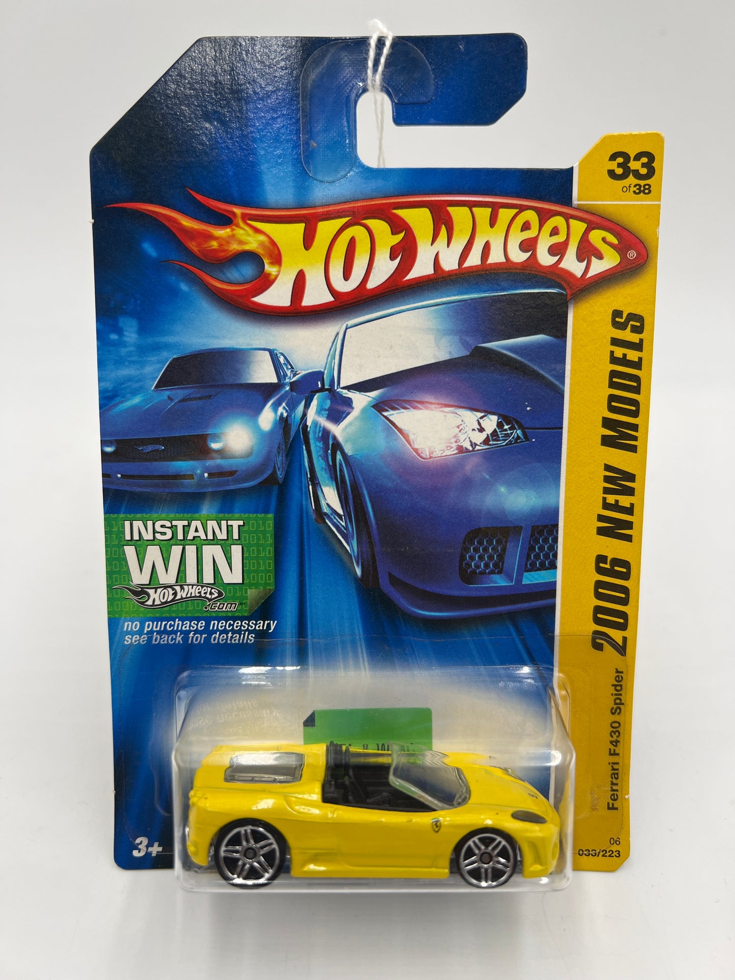 2006 Hot Wheels New Models #033 Ferrari F430 Spider Yellow