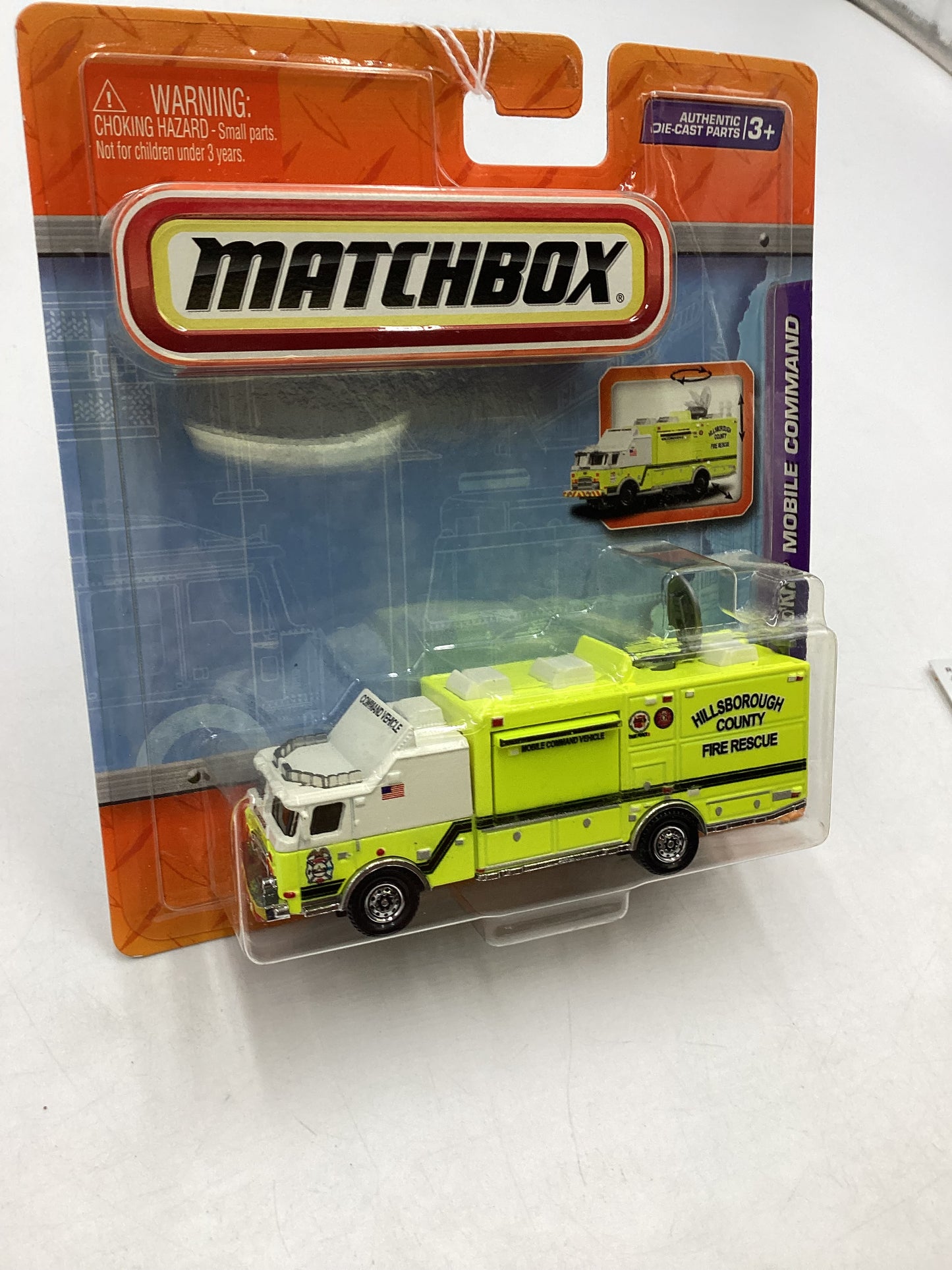 Matchbox Real Working Parts E-One Mobile Command