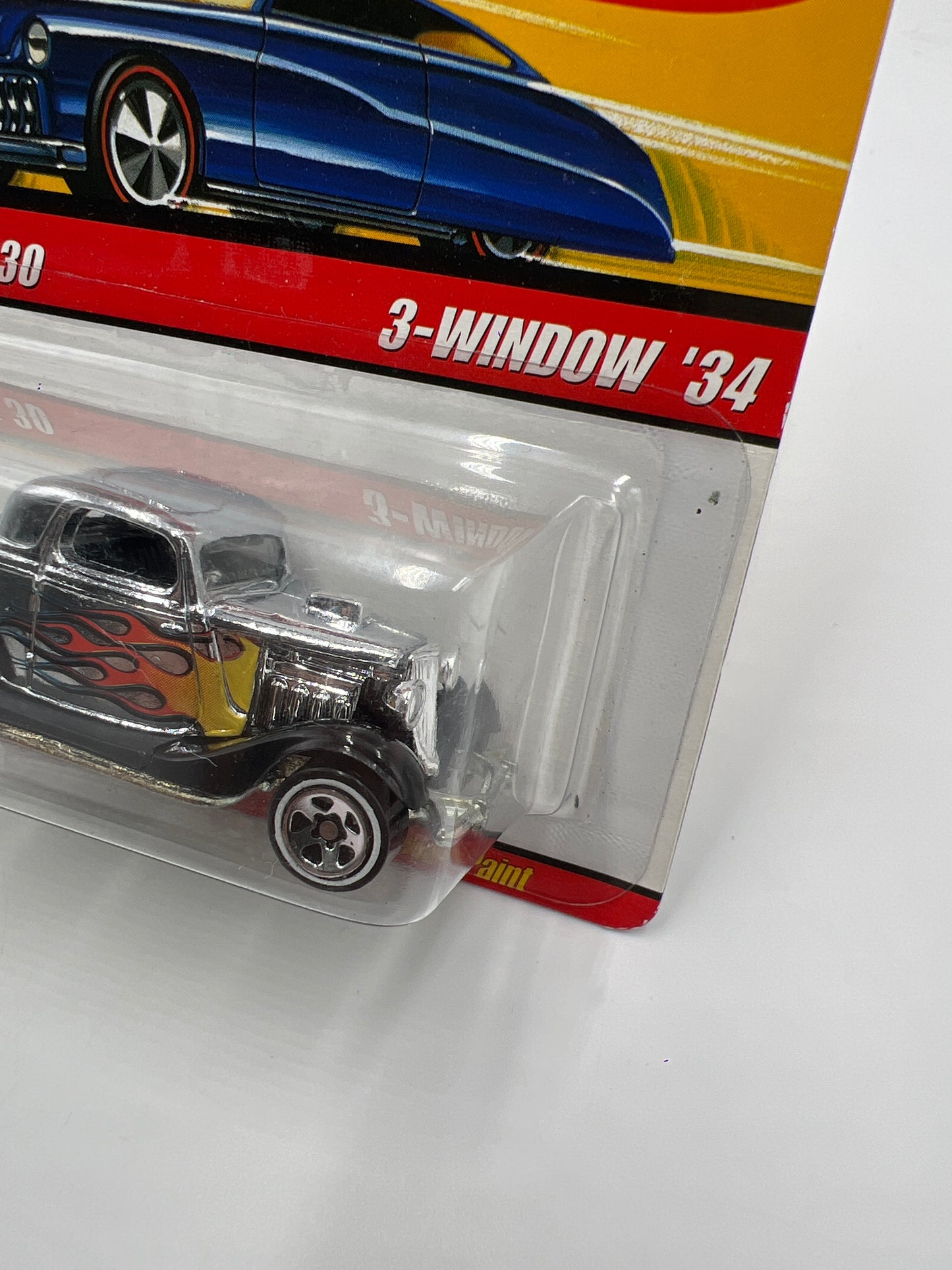 Hot Wheels Classics Series 2 #18 3-Window 34 Chrome SR