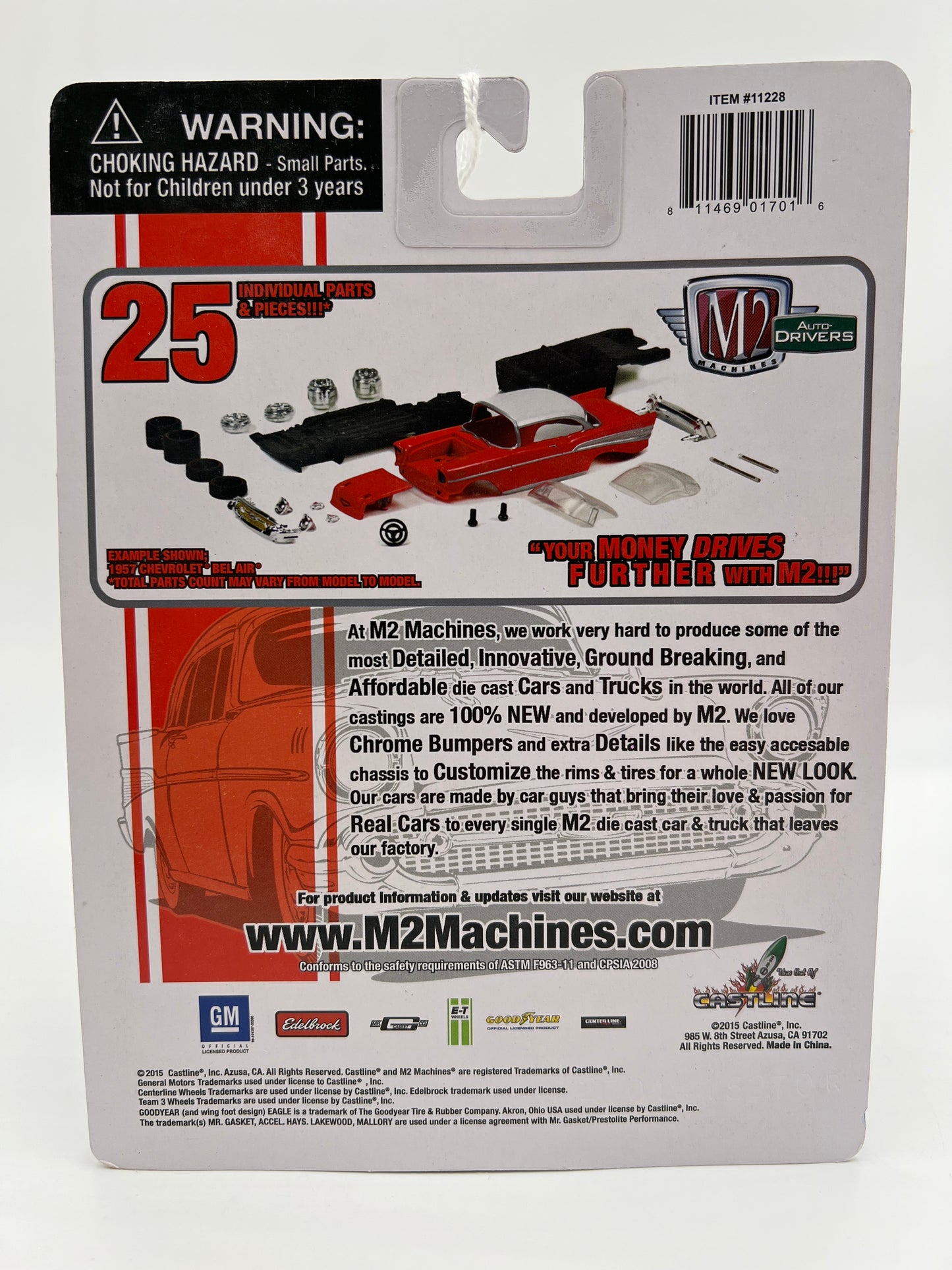 M2 Machines Auto Drivers 1967 Chevrolet Nova SS Gold R29 193D