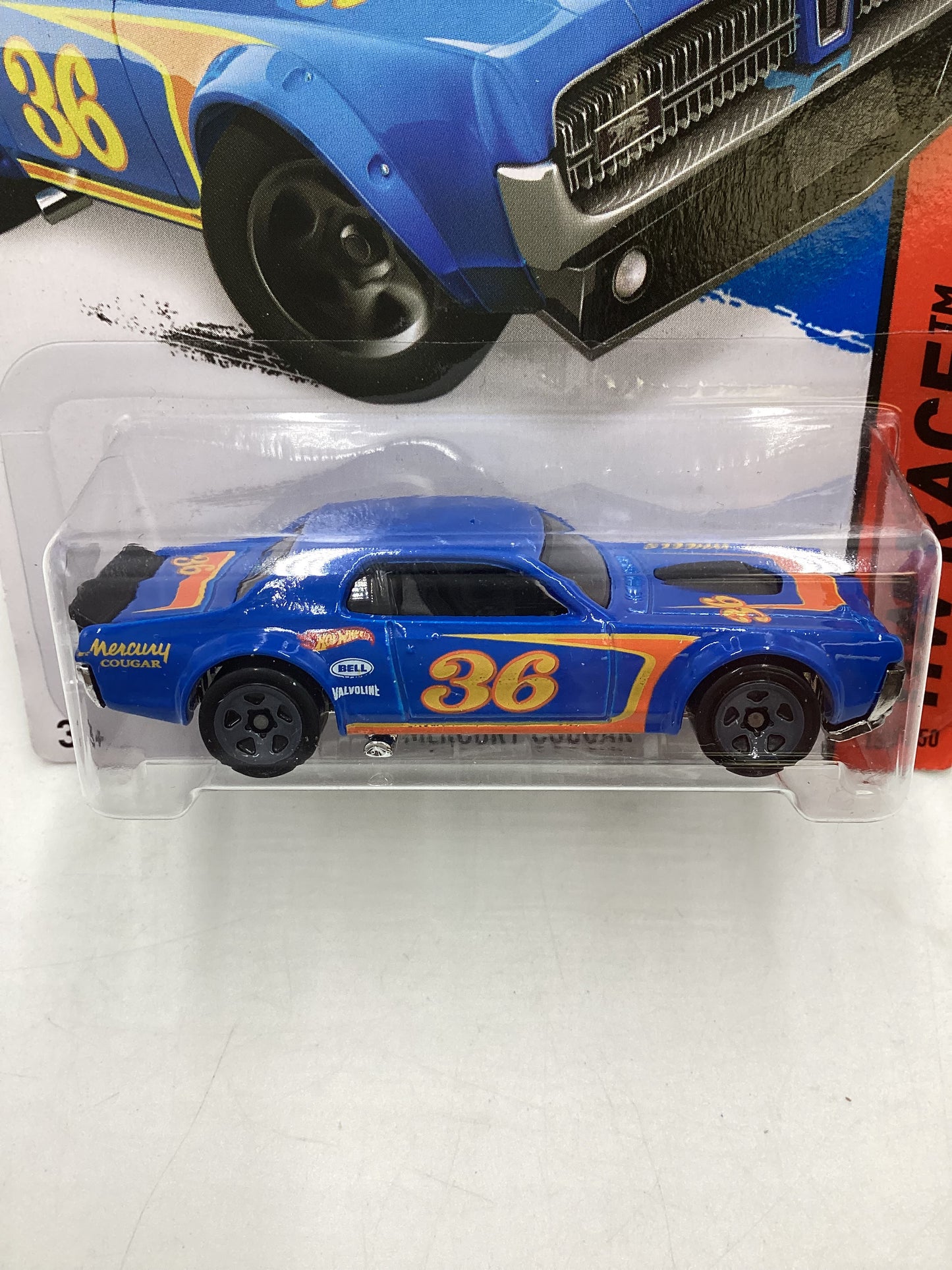 2015 Hot Wheels HW Race #181 68 Mercury Cougar Blue 40B