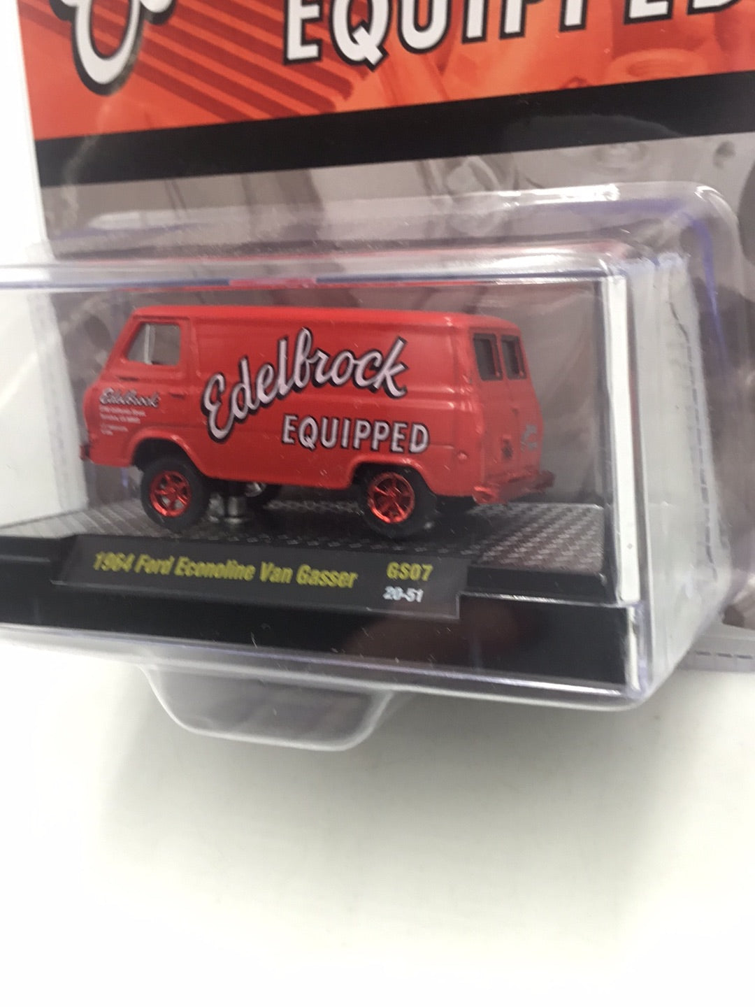 M2 Machines 1965 Ford Econoline Van Gasser Edelbrock -  1:64 Hobby Exclusive Chase GS07