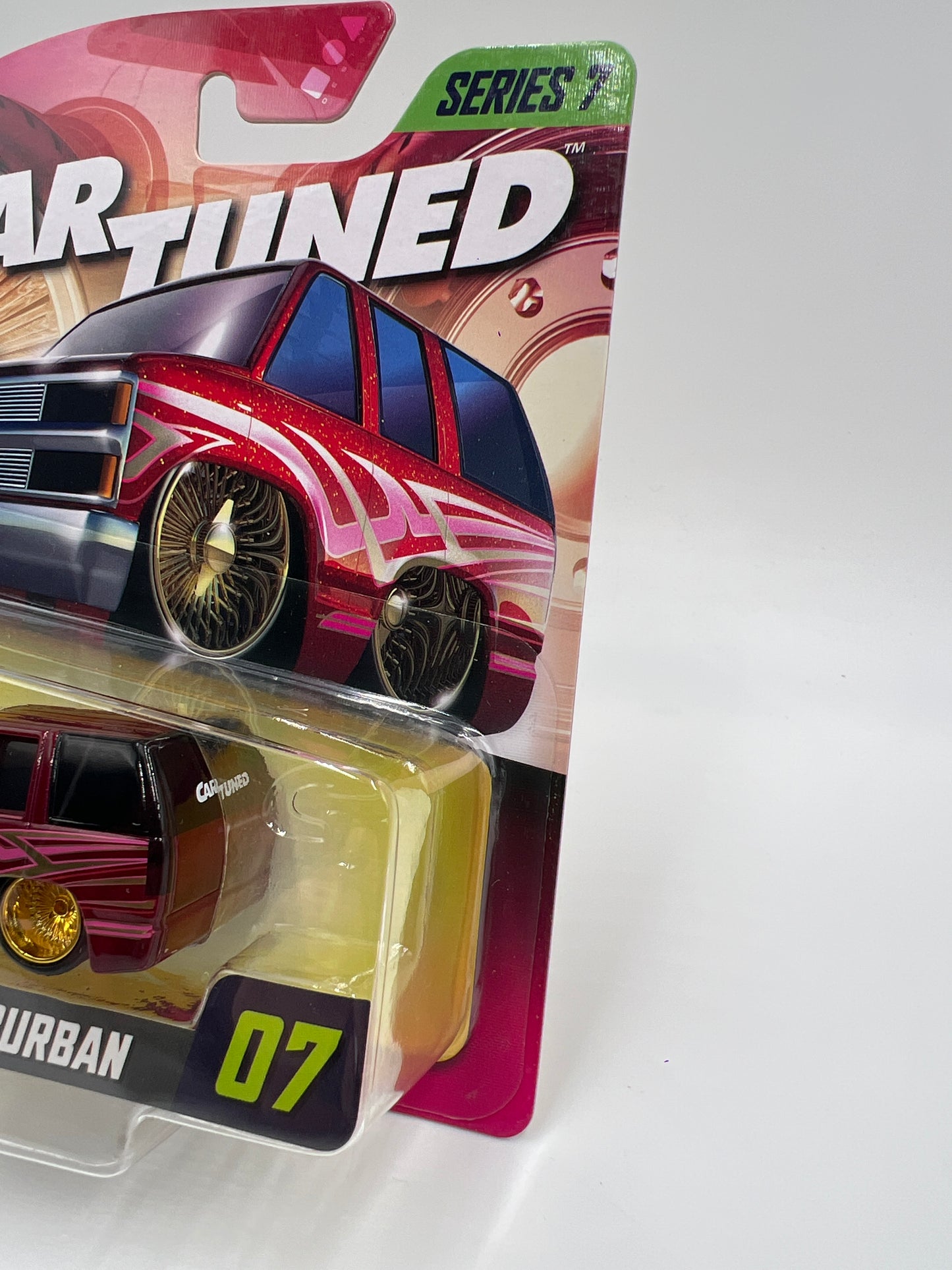 MGA Car Tuned Series 7 #7 92 Chevy Suburban Red