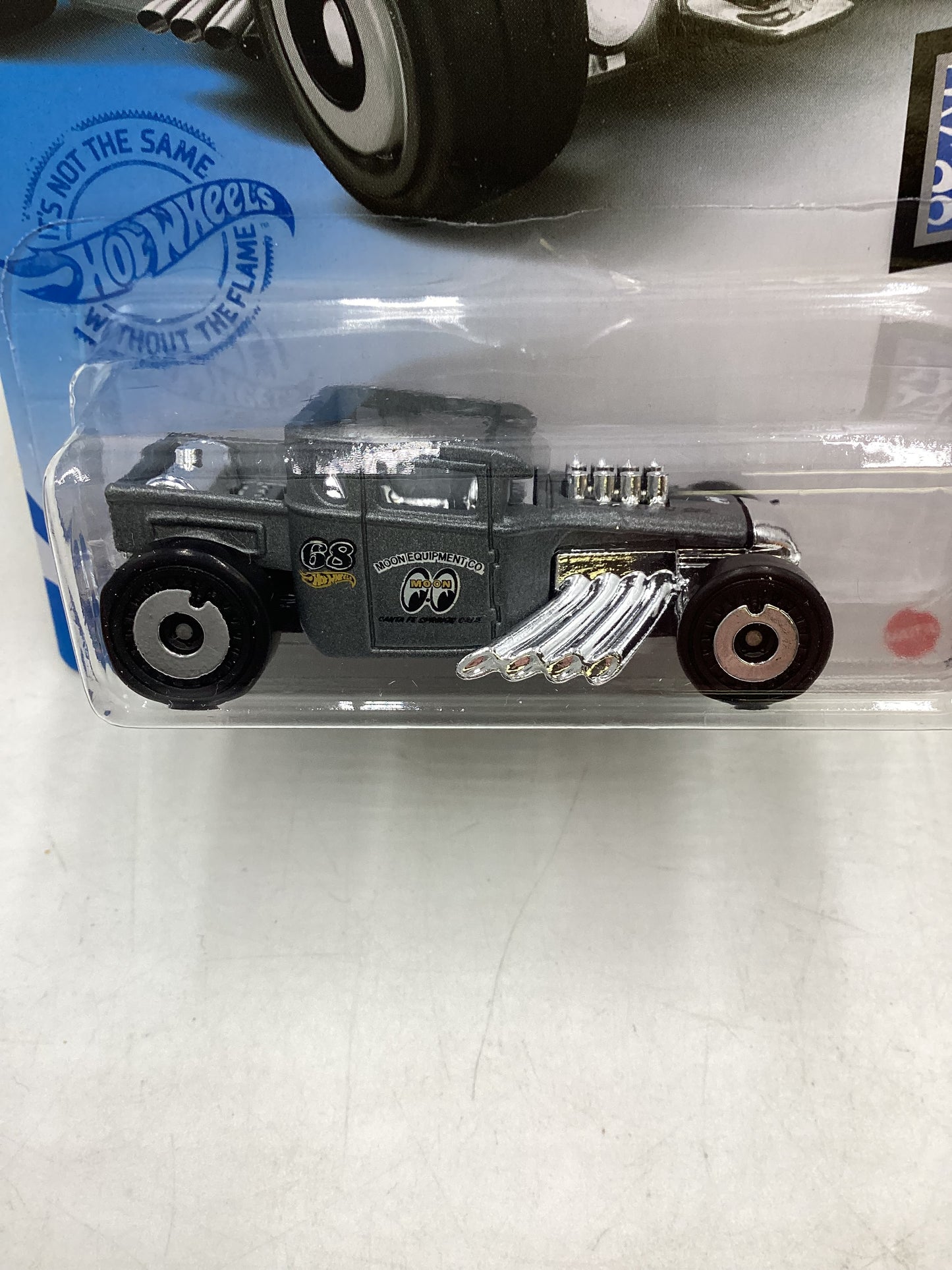 2021 Hot Wheels #161 Bone Shaker Gray Mooneyes 57A