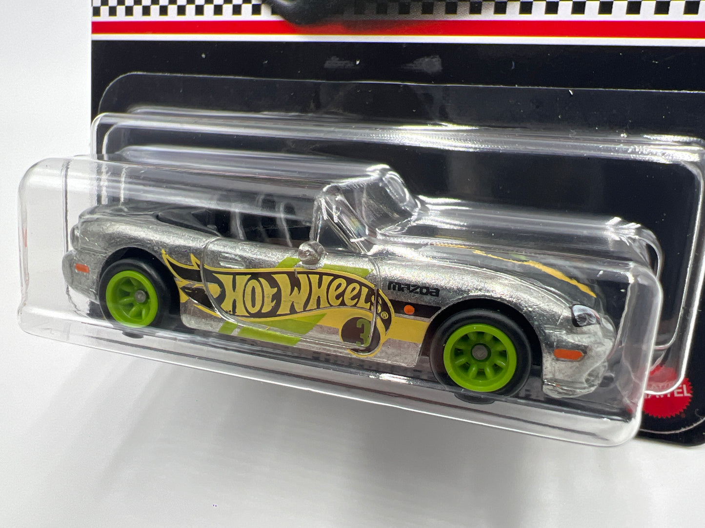 2025 Hot Wheels Legends Tour Walmart Exclusive Zamac Edition #3 2004 Mazda Mazdaspeed Miata W/Protector