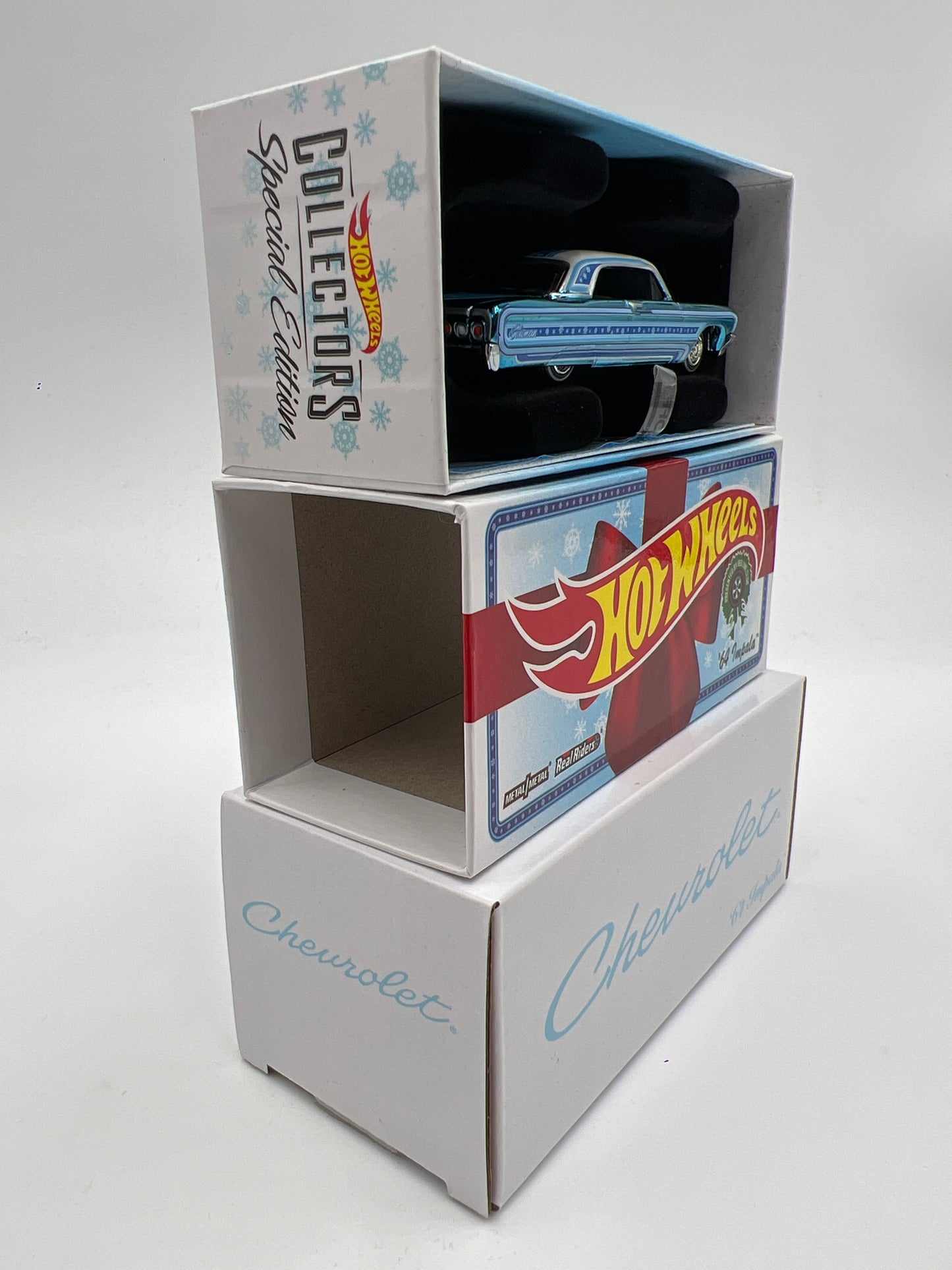 Hot Wheels RLC Collectors Special Edition Lowrider 64 Impala Snowman Blue #6622/30000