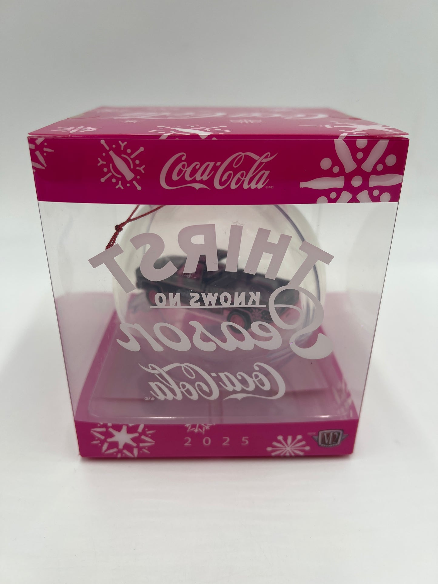 2025 M2 Machines Coca Cola Holiday Christmas Ornaments RAW CHASE 1/250 1976 GMC Sierra Grande 15