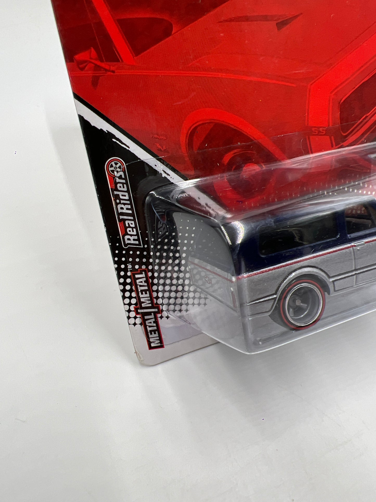 Hot Wheels Premium Garage GM Series #5 70 Chevy Blazer Silver/Blue W/Protector