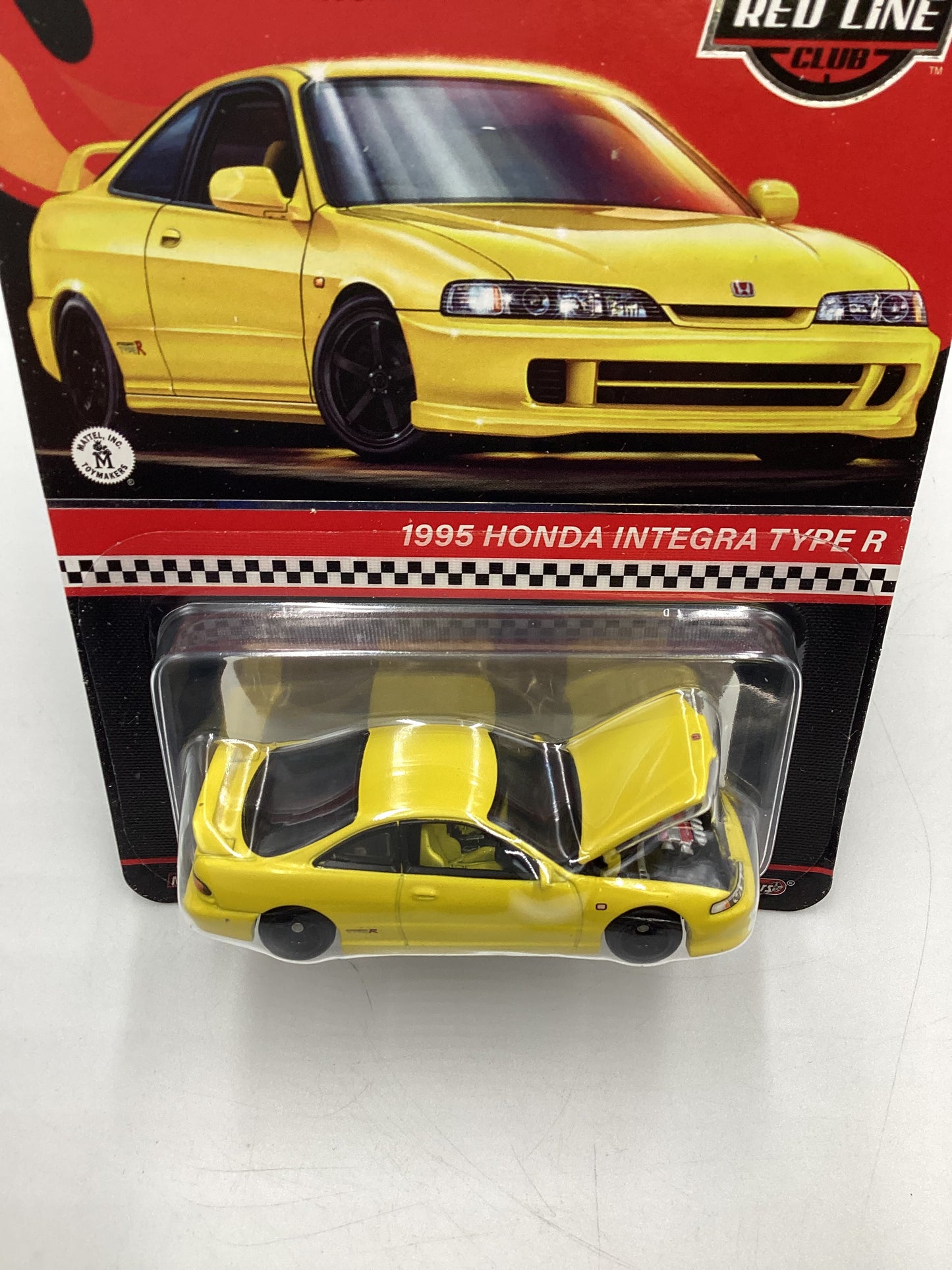 2024 Hot Wheels RLC 1995 Honda Integra Type R Yellow W/ protector