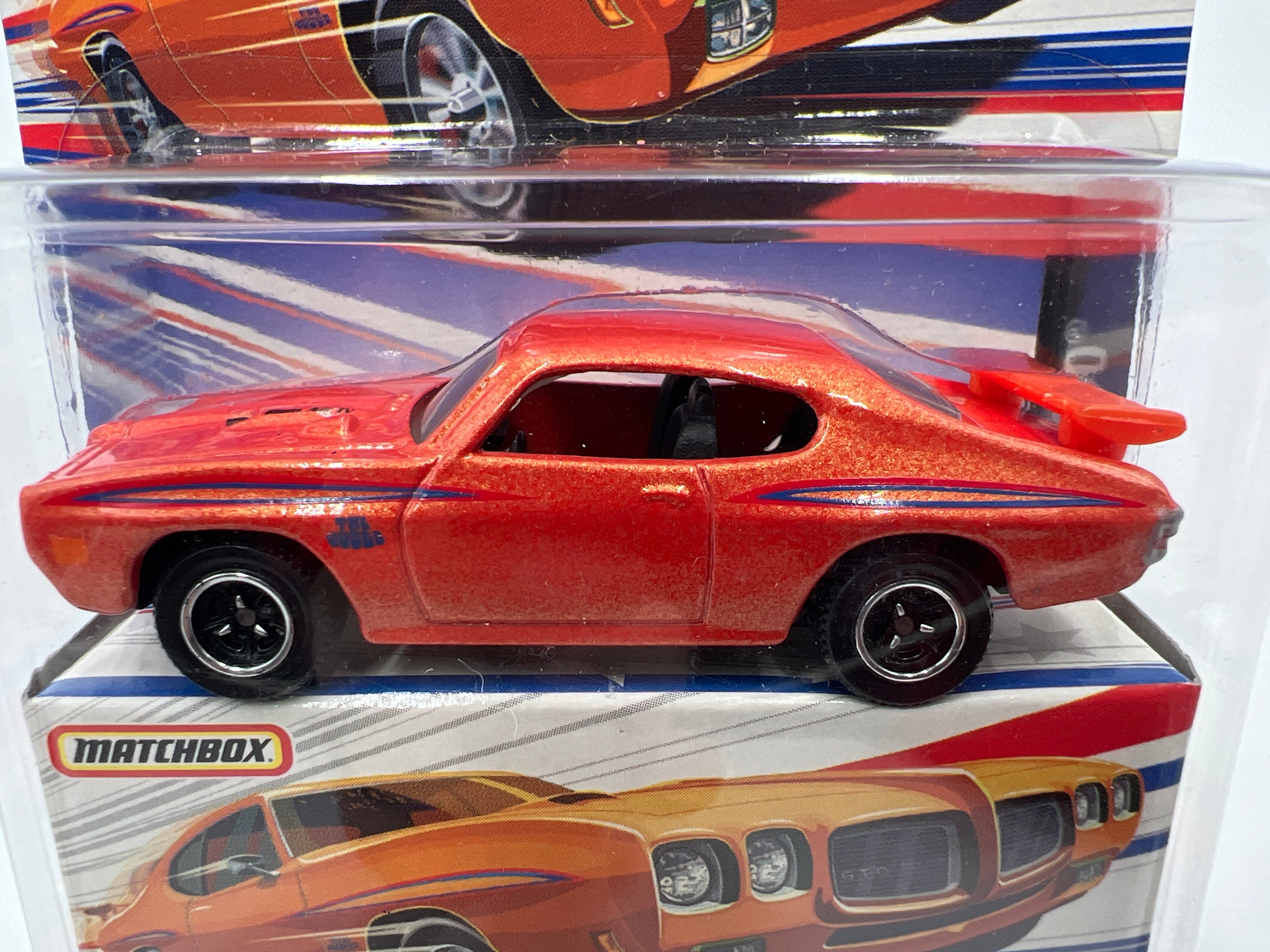 Matchbox Superfast America #17 1970 Pontiac GTO Orange 174F