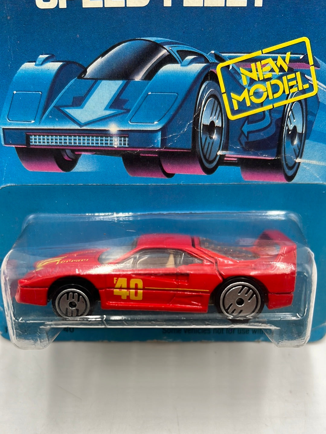 Hot Wheels Speed Fleet Red Ferrari F40 #1468