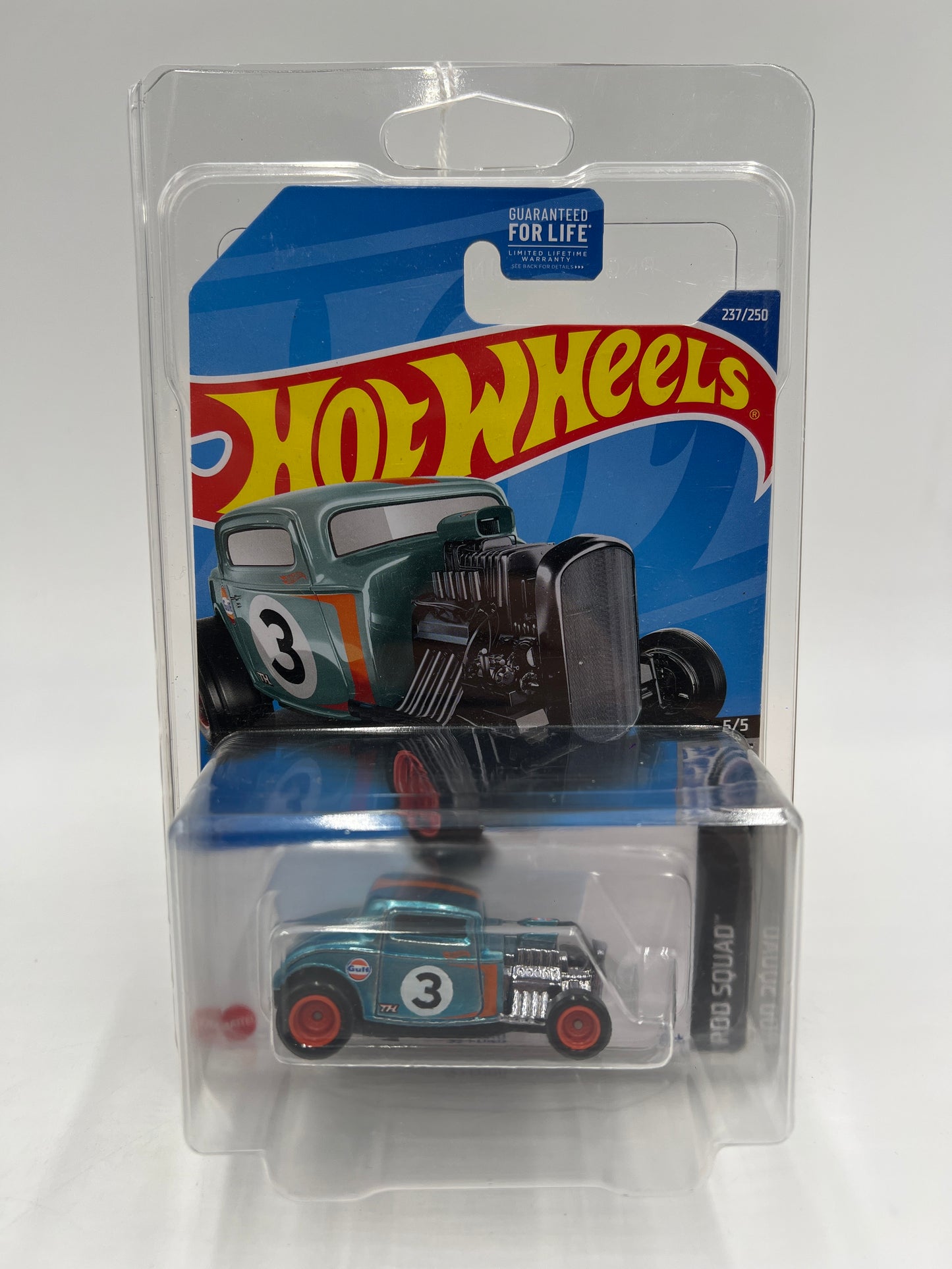 2022 Hot Wheels Super Treasure Hunt #237 32 Ford Gulf Blue W/Protector