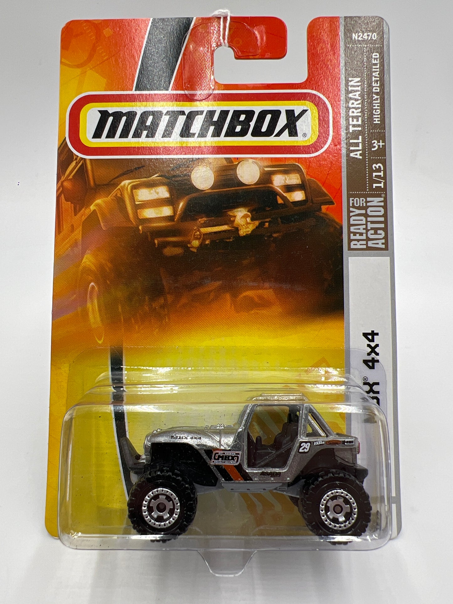 Matchbox All Terrain #88 MBX 4x4 Silver 216H