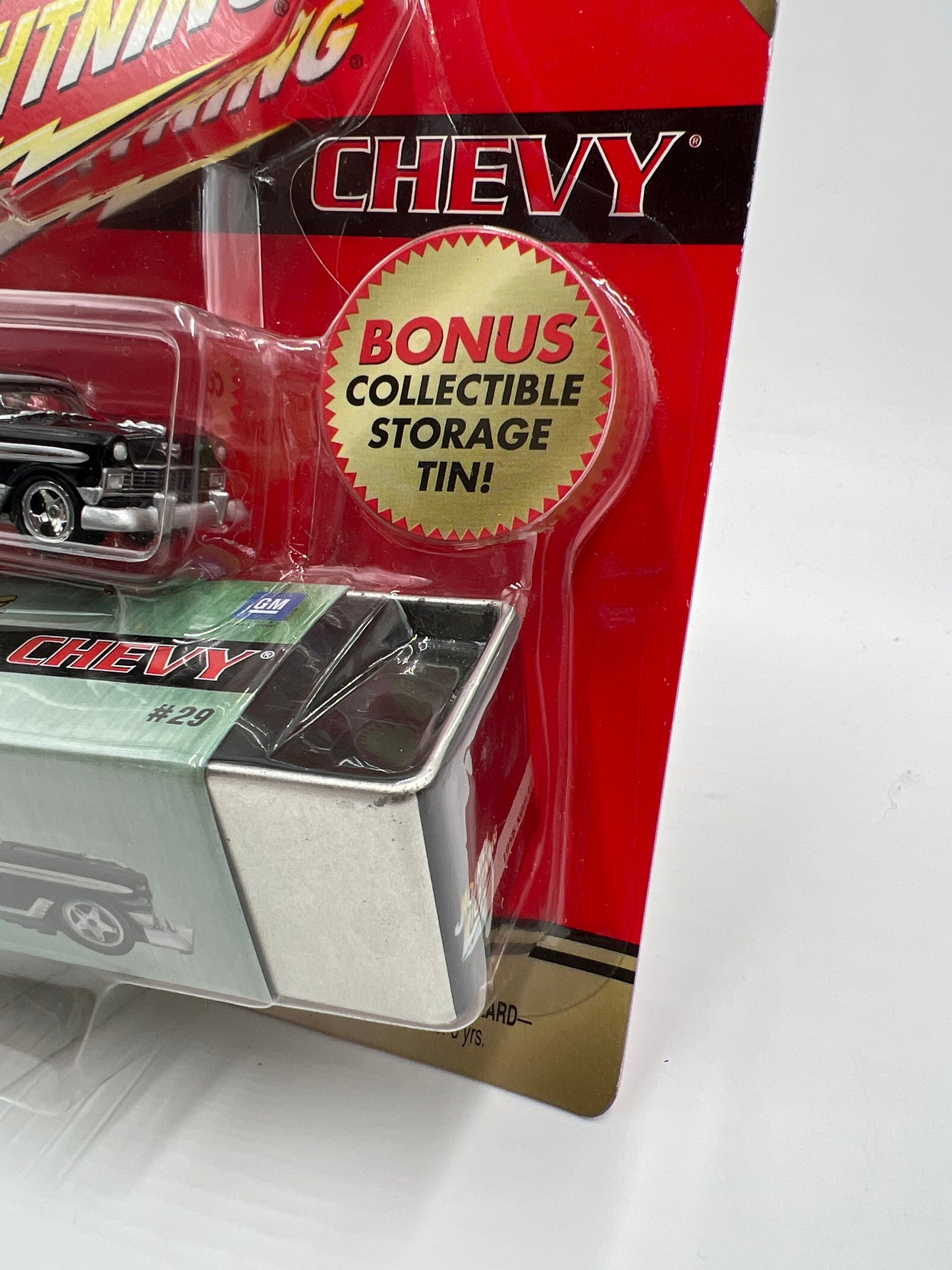 Johnny Lightning Pro Collector Series #29 1956 Chevy Nomad Black/Gold W/Storage Tin 228D